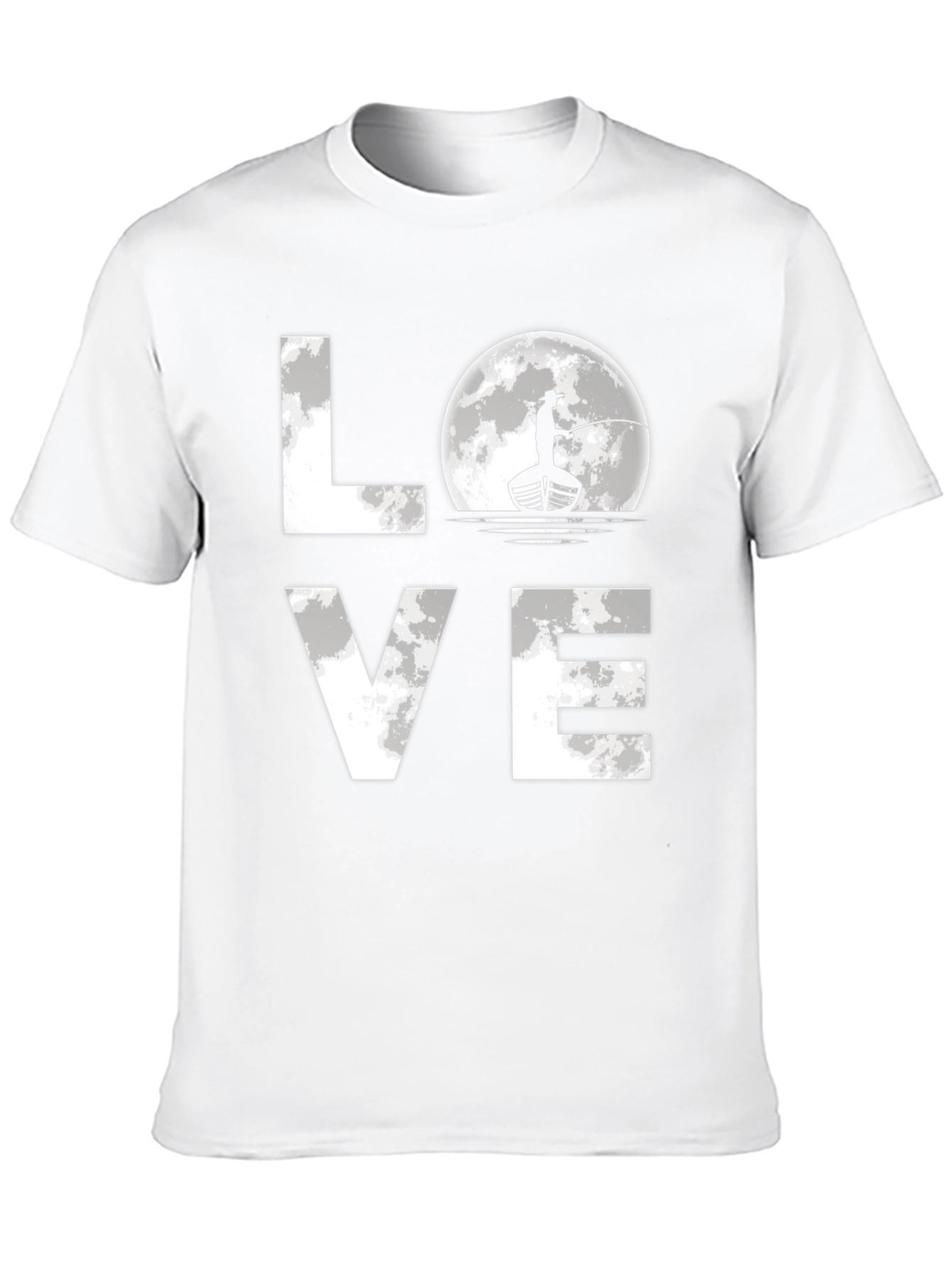 Fishing Love T-Shirt - Moonlight Angler Graphic Tee