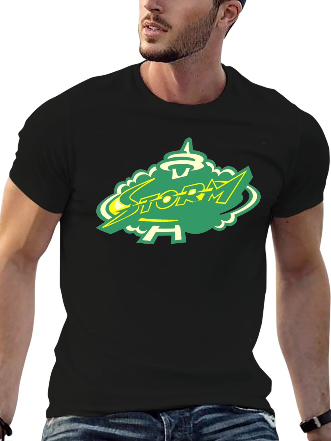 Seattle Storm T-Shirt - Black Cotton Blend