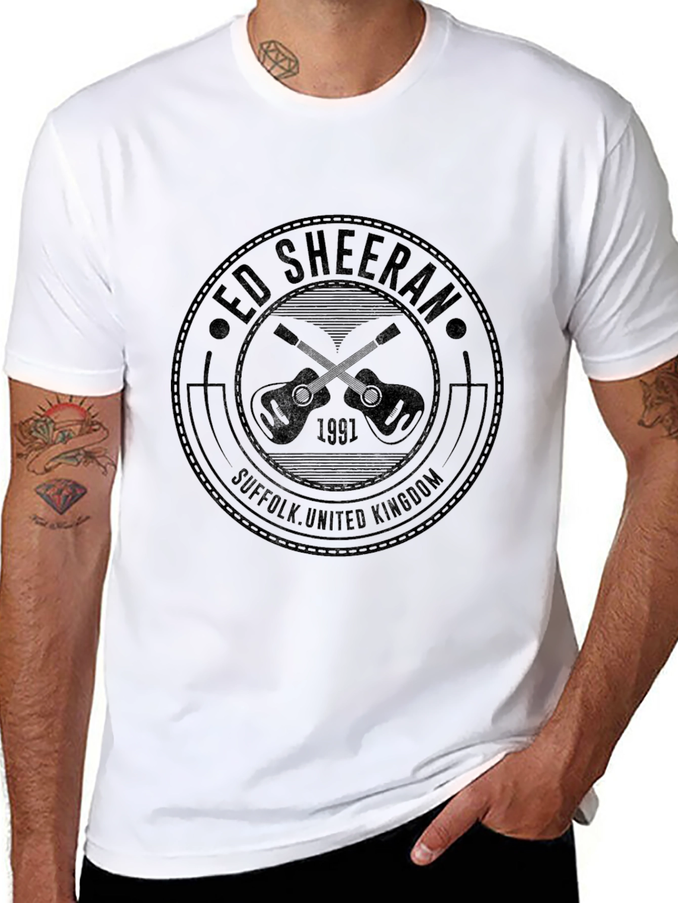 Ed Sheeran Suffolk T-Shirt - Music Fan Apparel