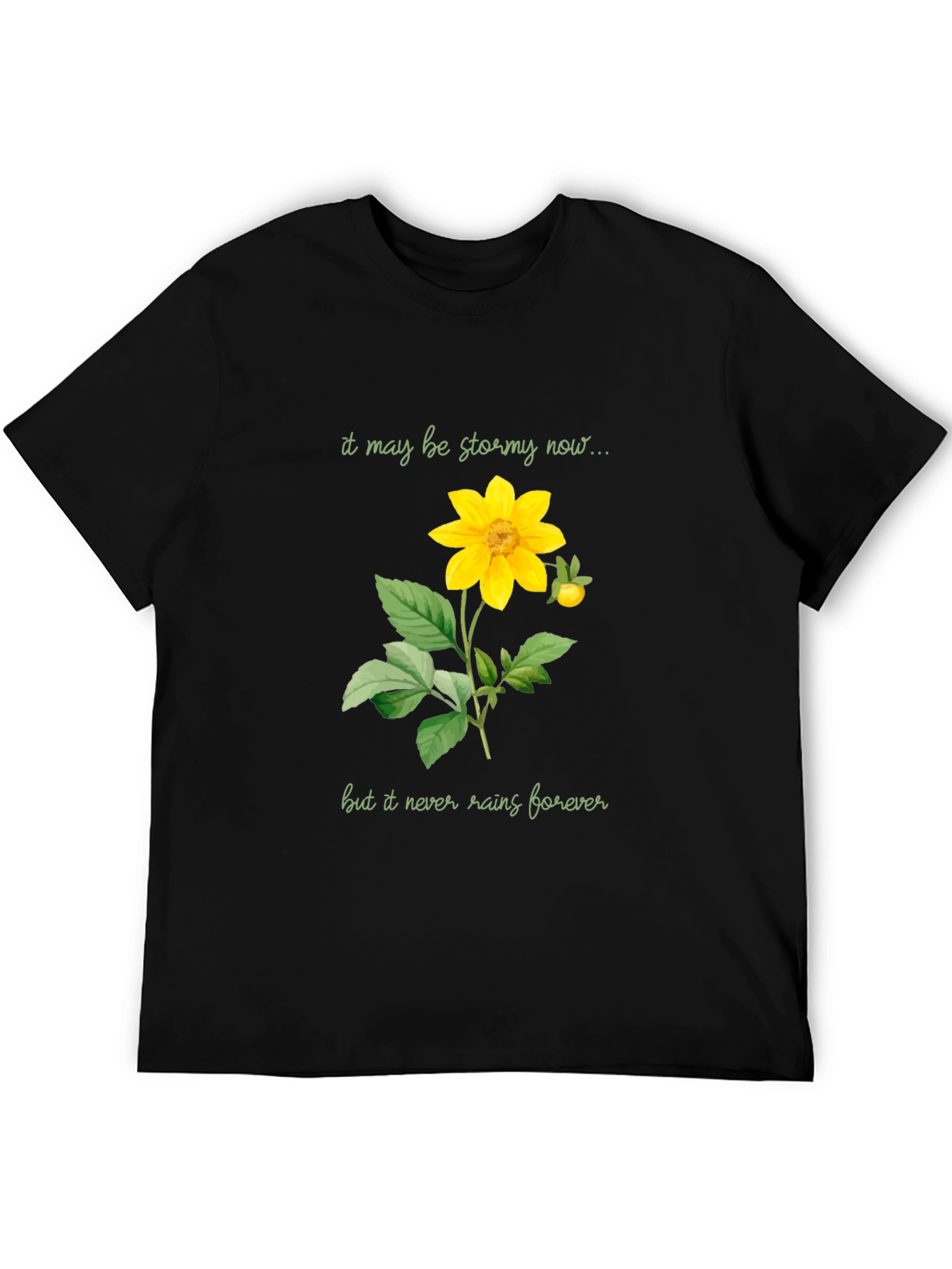 Stormy Now Flower Graphic Tee