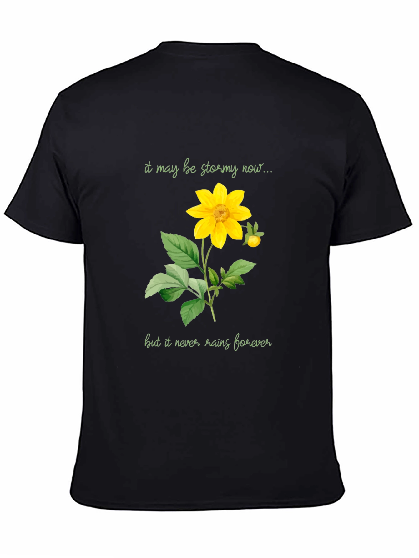 Stormy Now Flower Graphic Tee