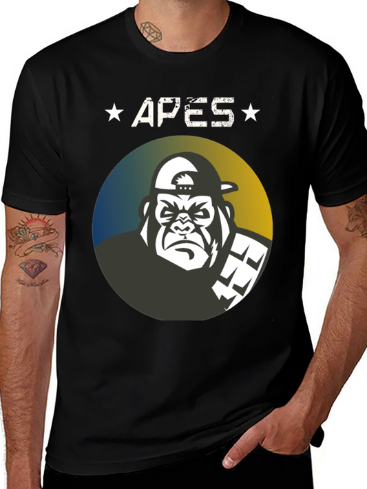 Apes Graphic Tee - Cool Gorilla Design