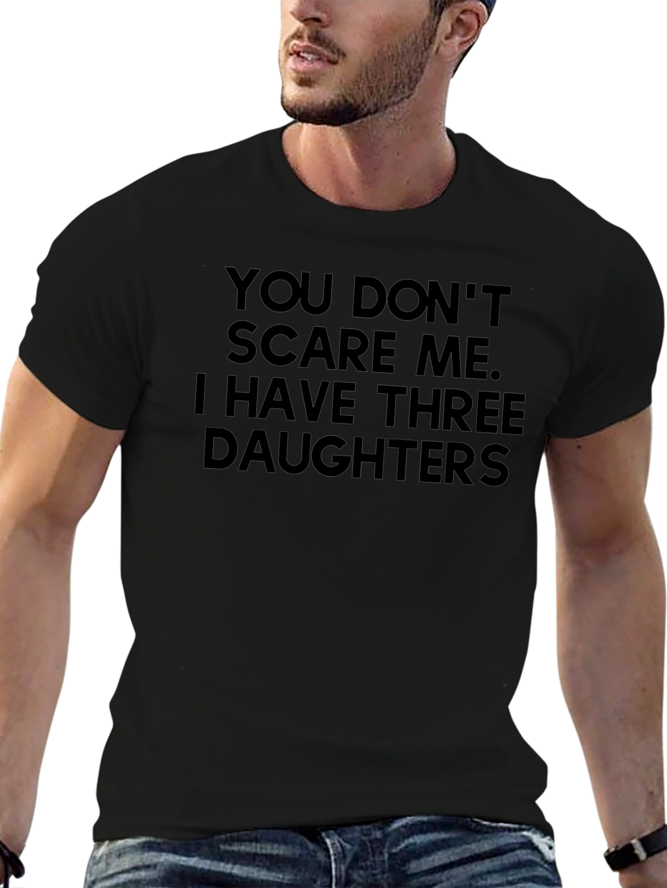 Funny Dad T-Shirt: Three Daughters