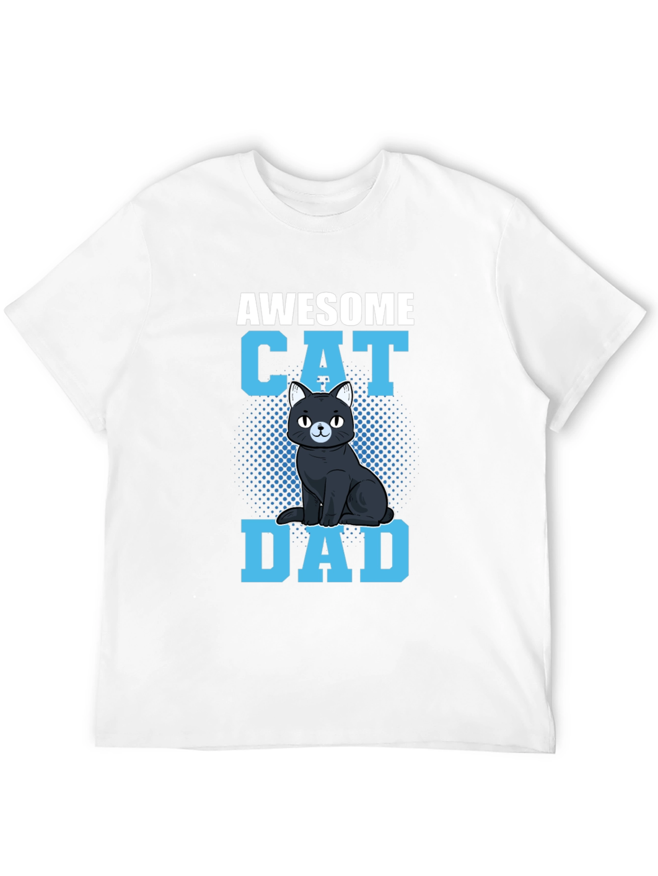 Awesome Cat Dad Graphic Tee