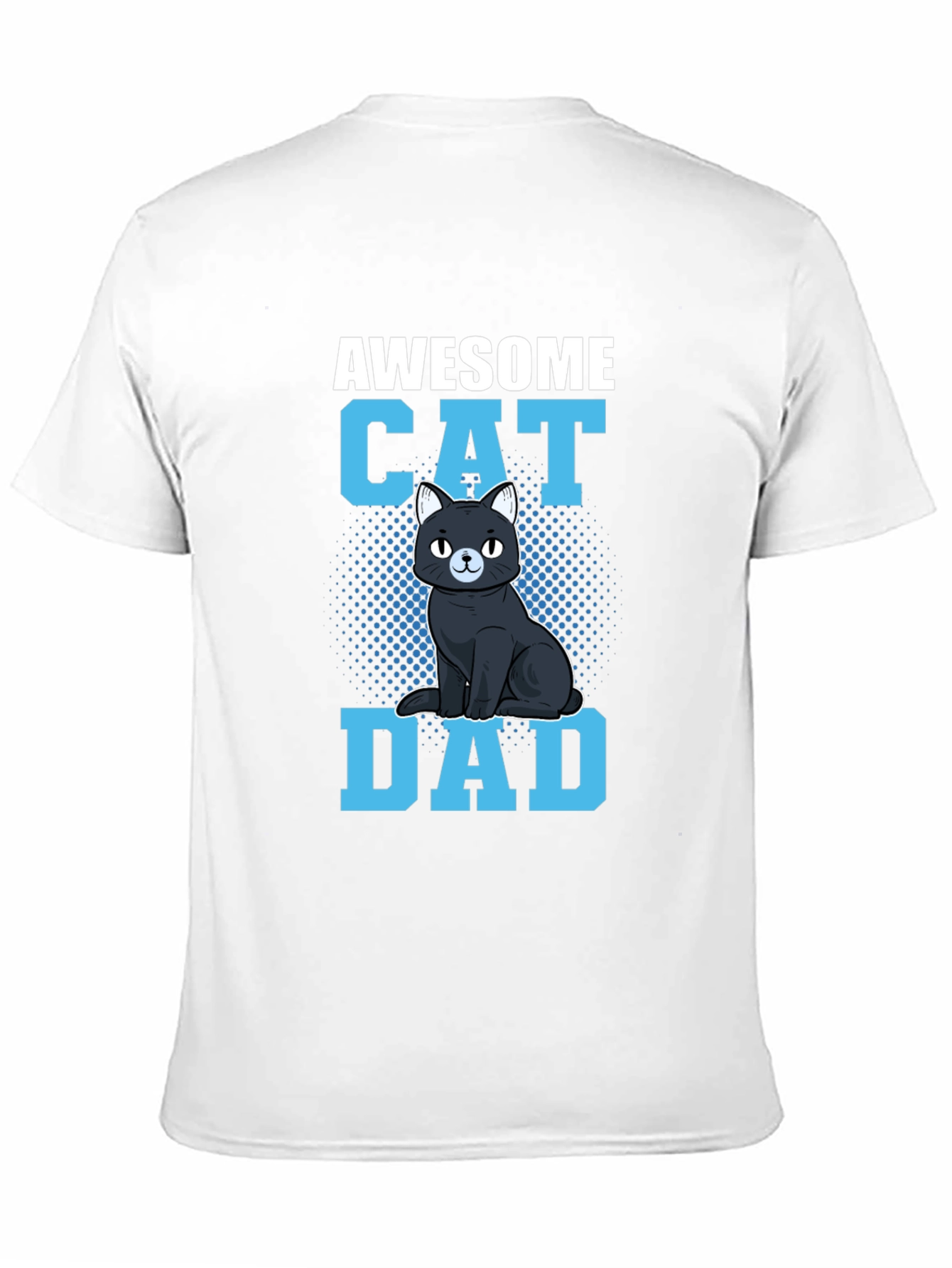 Awesome Cat Dad Graphic Tee