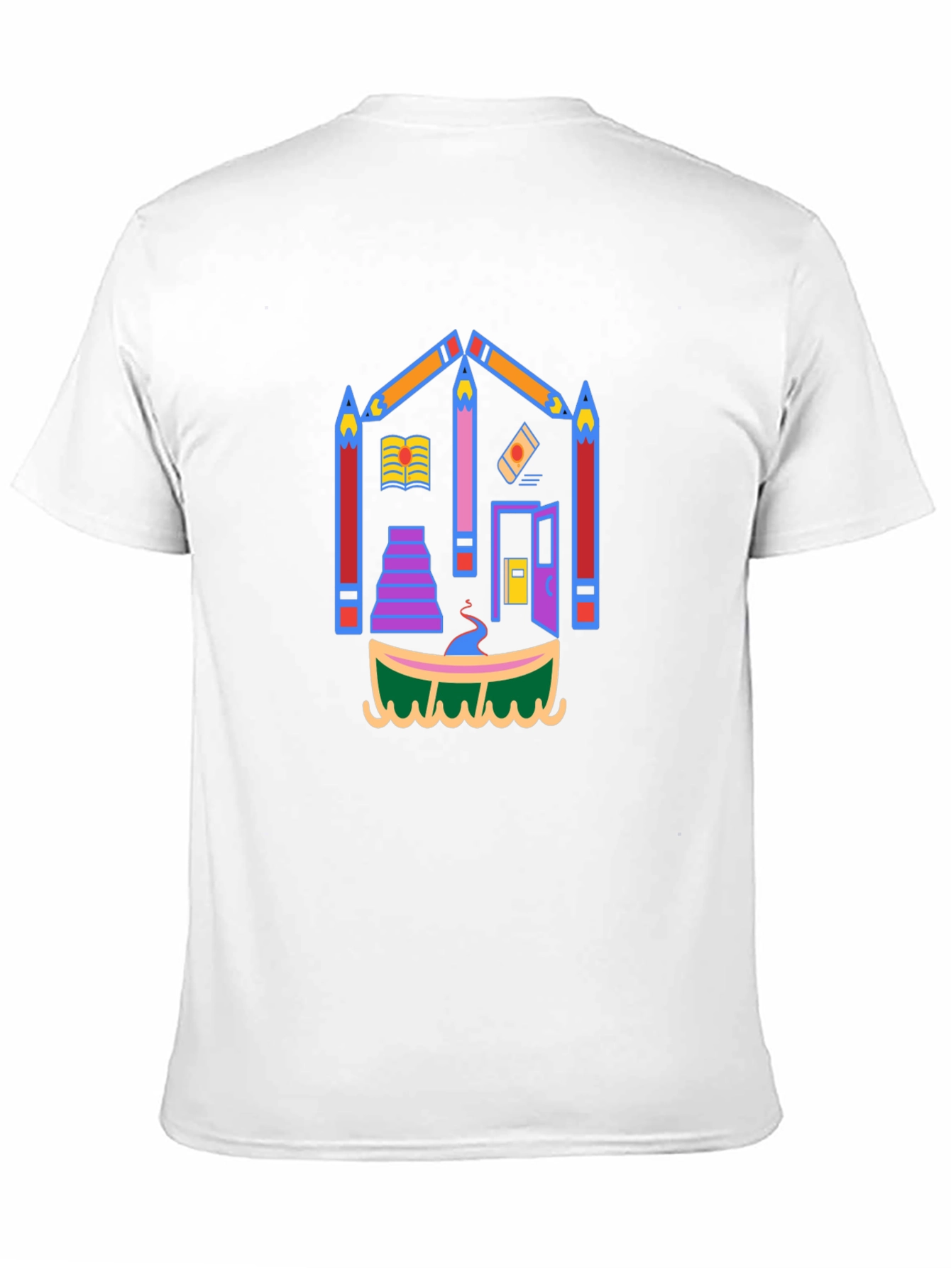 Colorful Art House T-Shirt