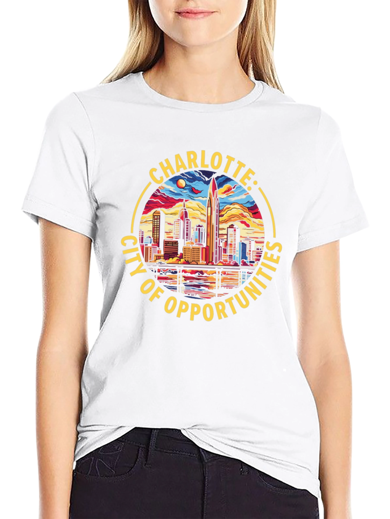 Charlotte City of Opportunities Graphic Tee