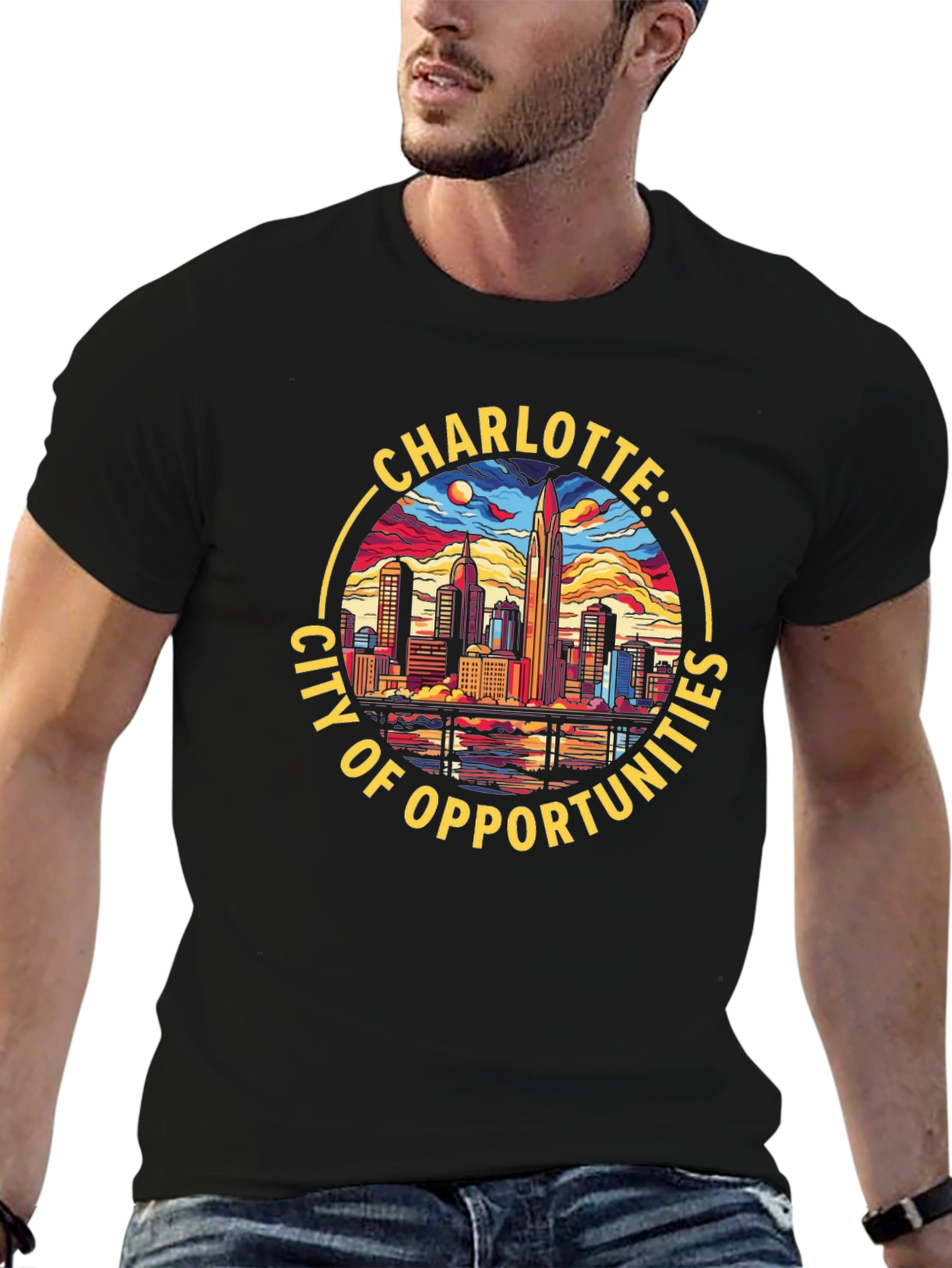 Charlotte City of Opportunities Graphic Tee