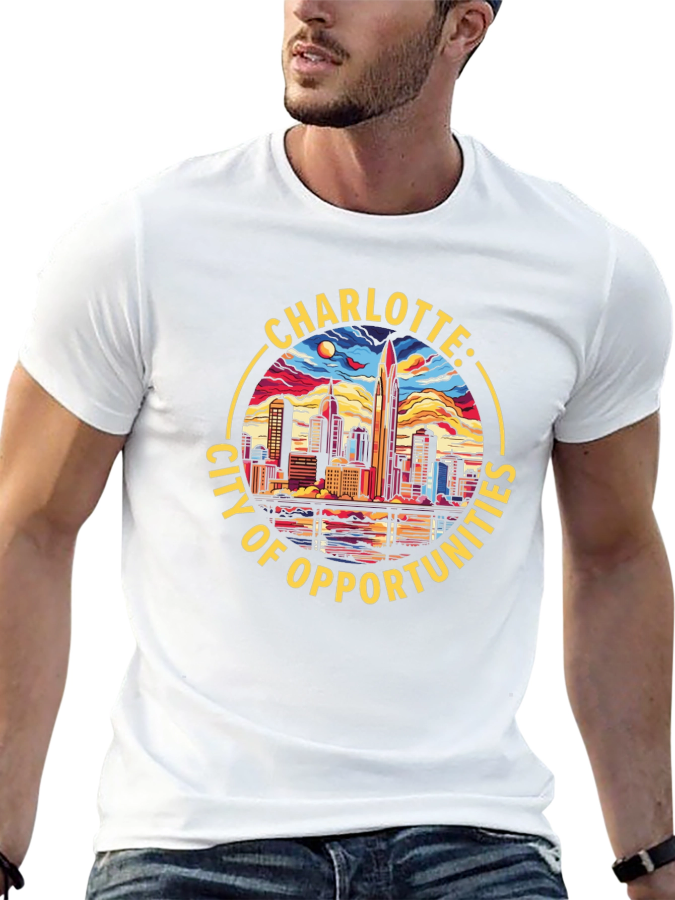 Charlotte City of Opportunities Graphic Tee