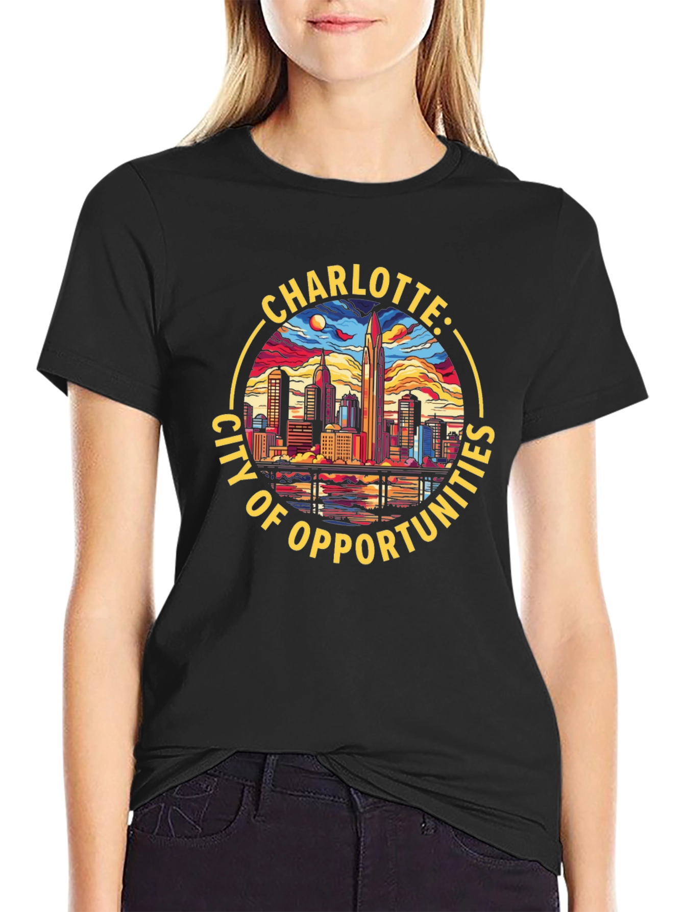 Charlotte City of Opportunities Graphic Tee