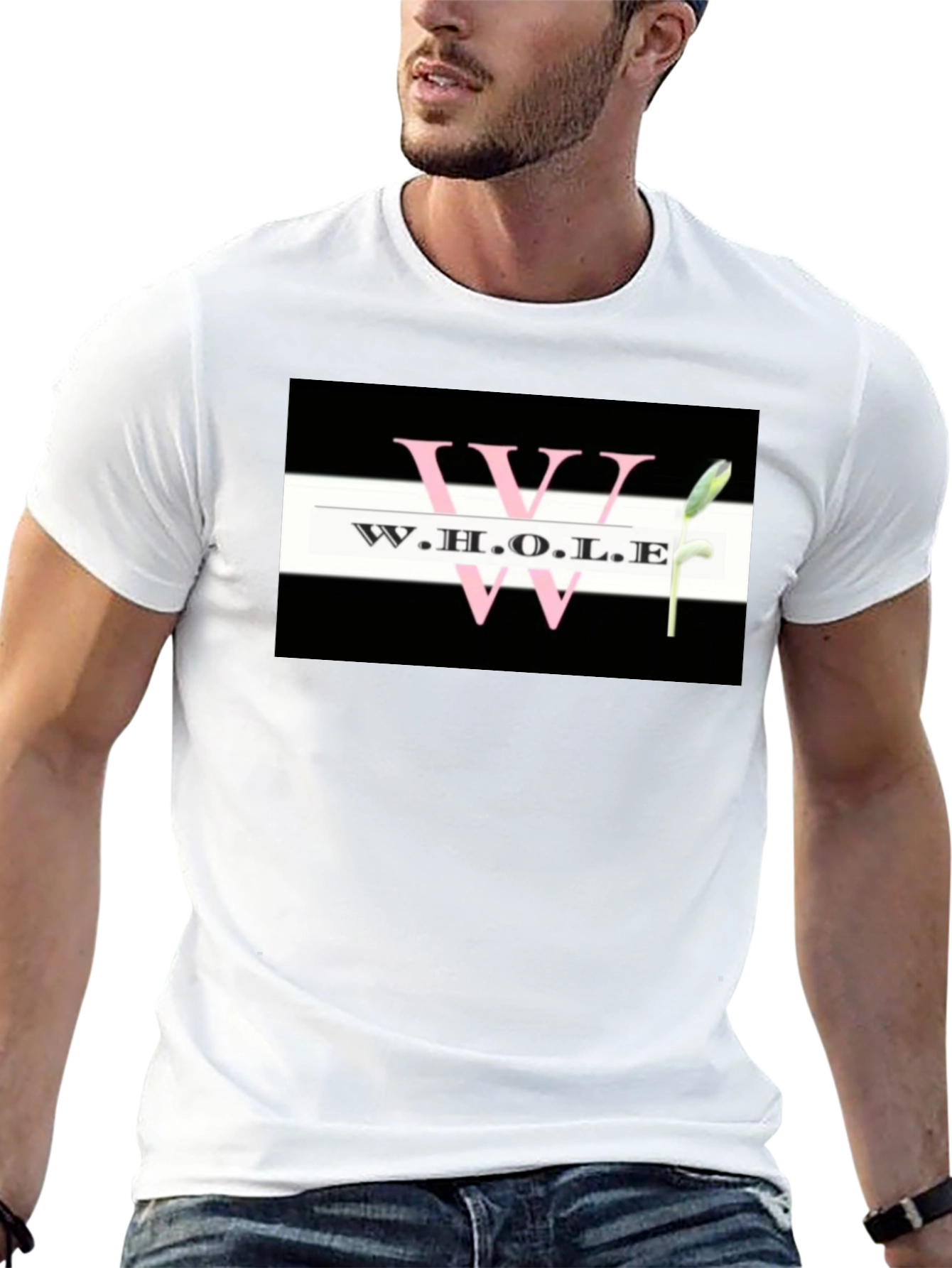 W.H.O.L.E Graphic Tee - Black Unisex T-Shirt