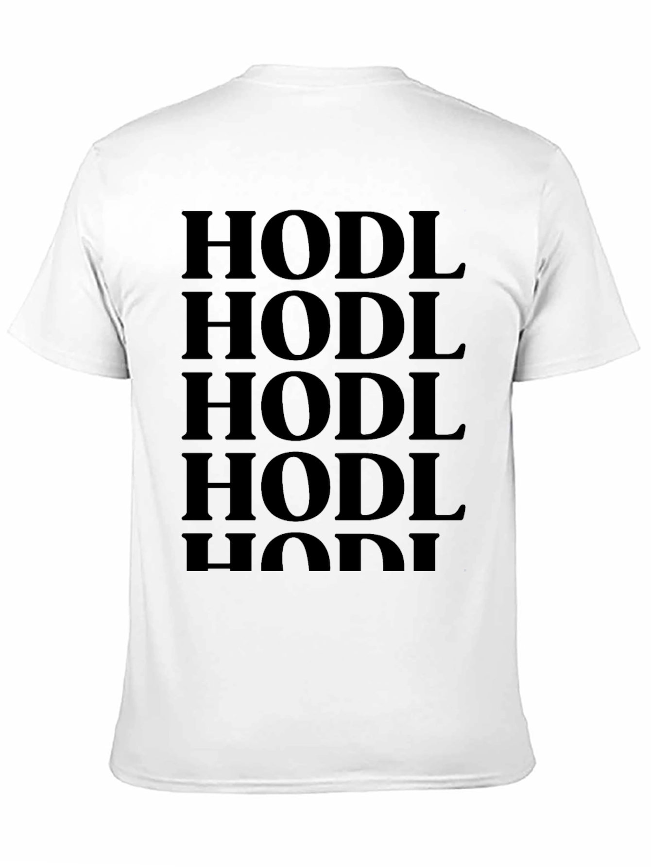 HODL Crypto T-Shirt - Black Cotton Graphic Tee