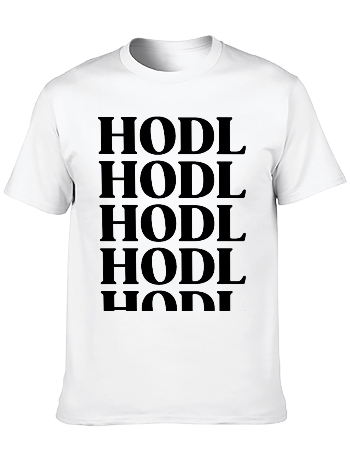 HODL Crypto T-Shirt - Black Cotton Graphic Tee