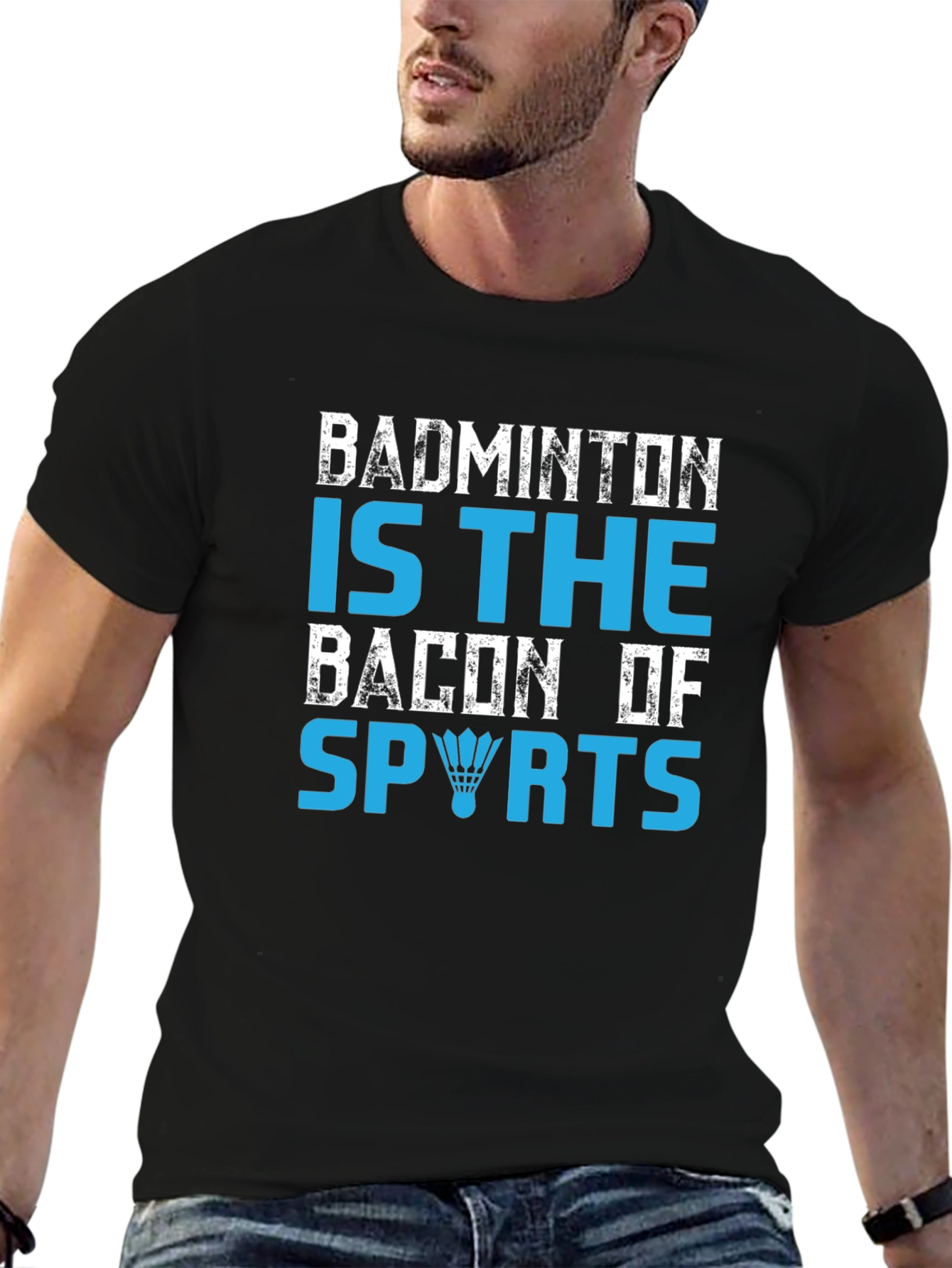 Badminton Is The Bacon Of Sports Graphic T-Shirt