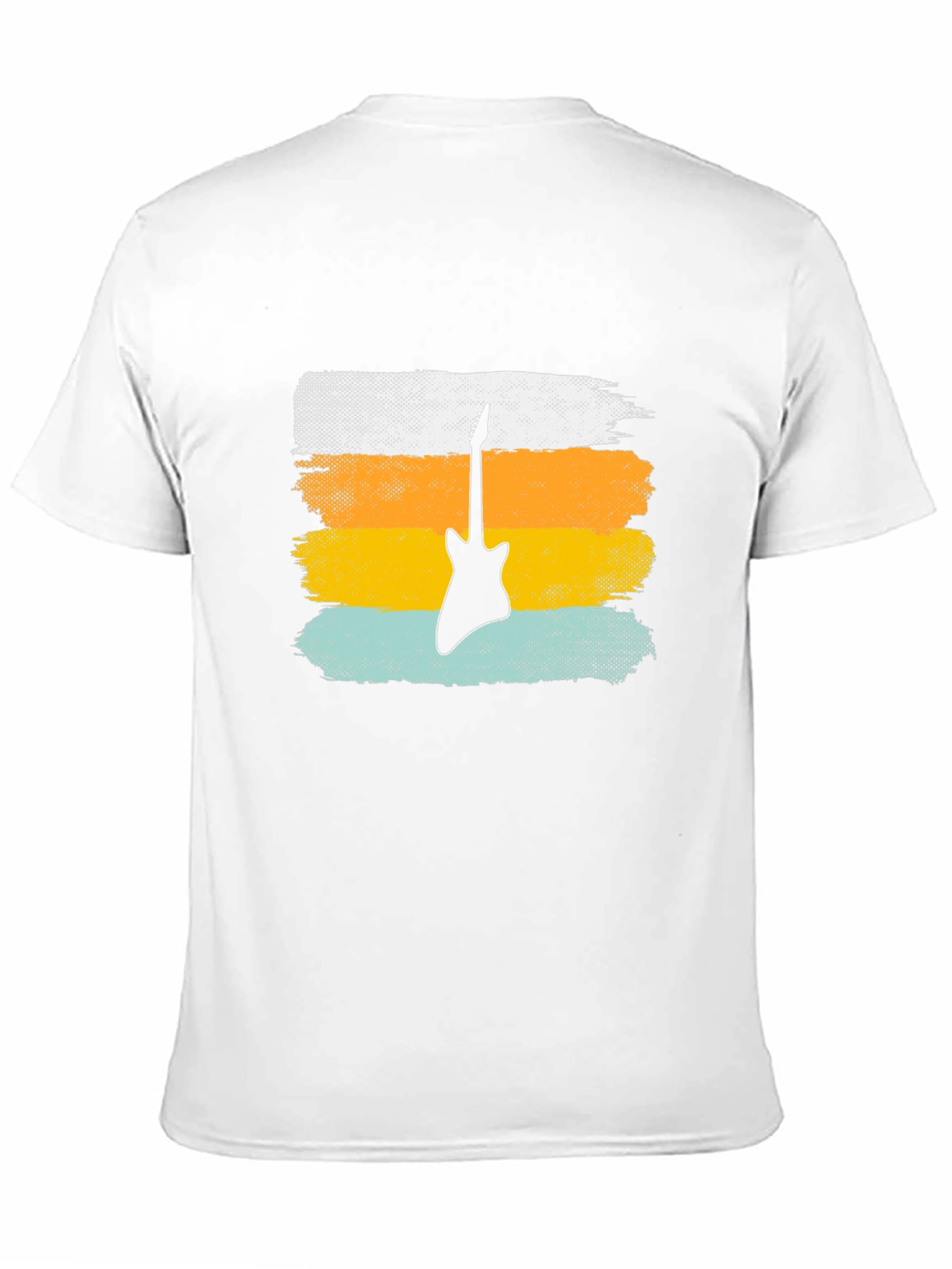 Retro Guitar T-Shirt - Black