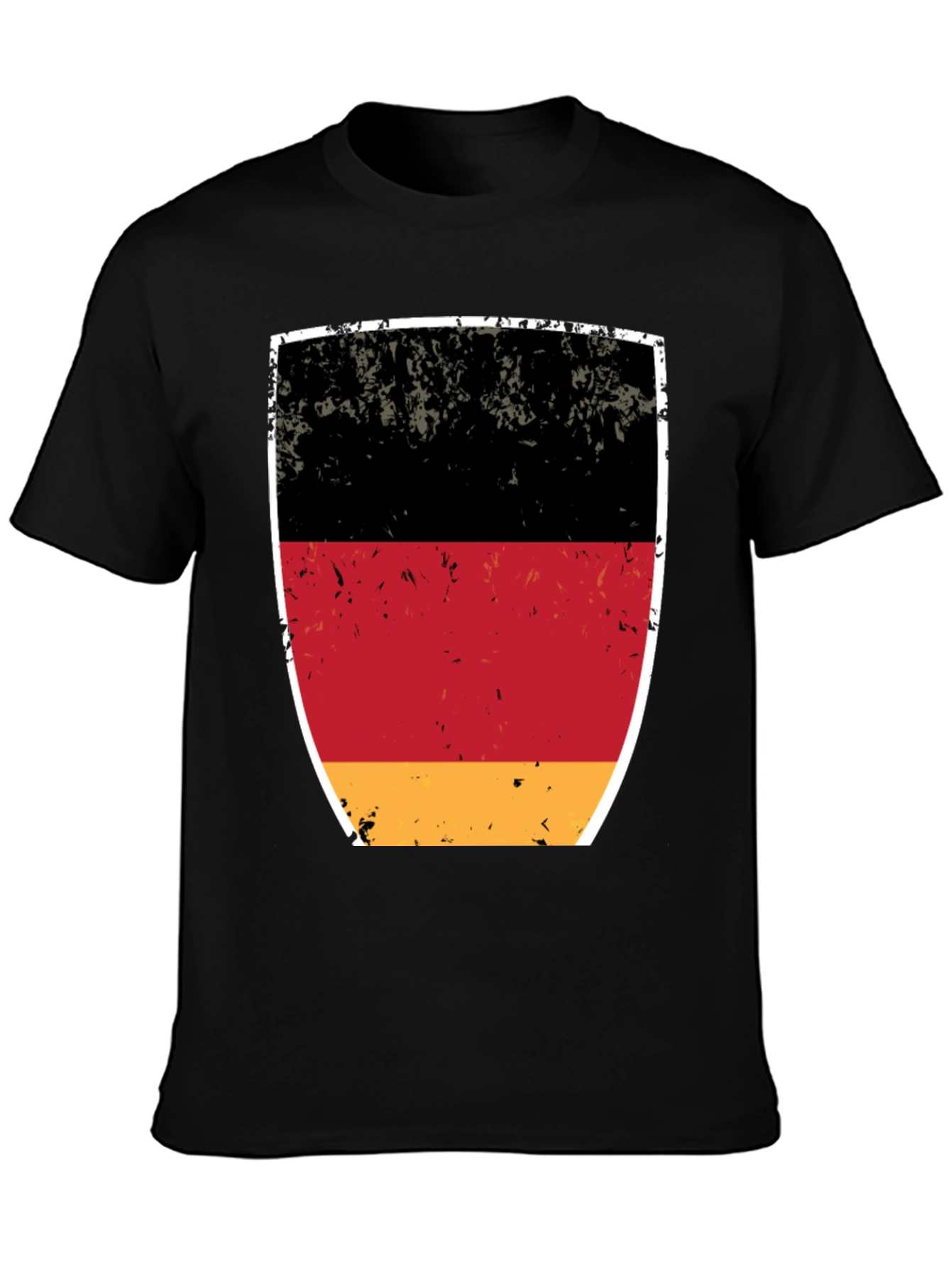 Germany Flag Shield Graphic Tee - Patriotic German Pride