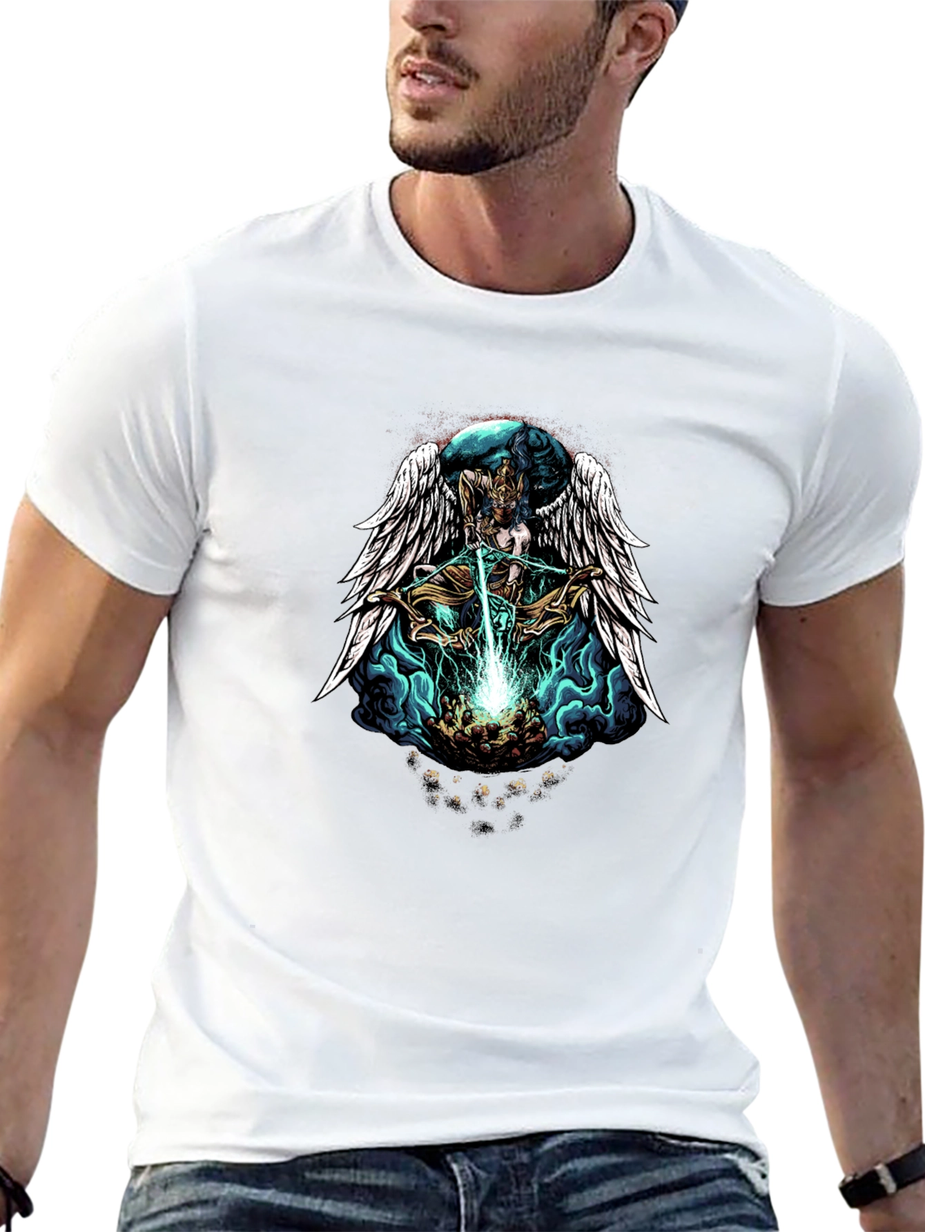 Winged Angel Archer Graphic Tee