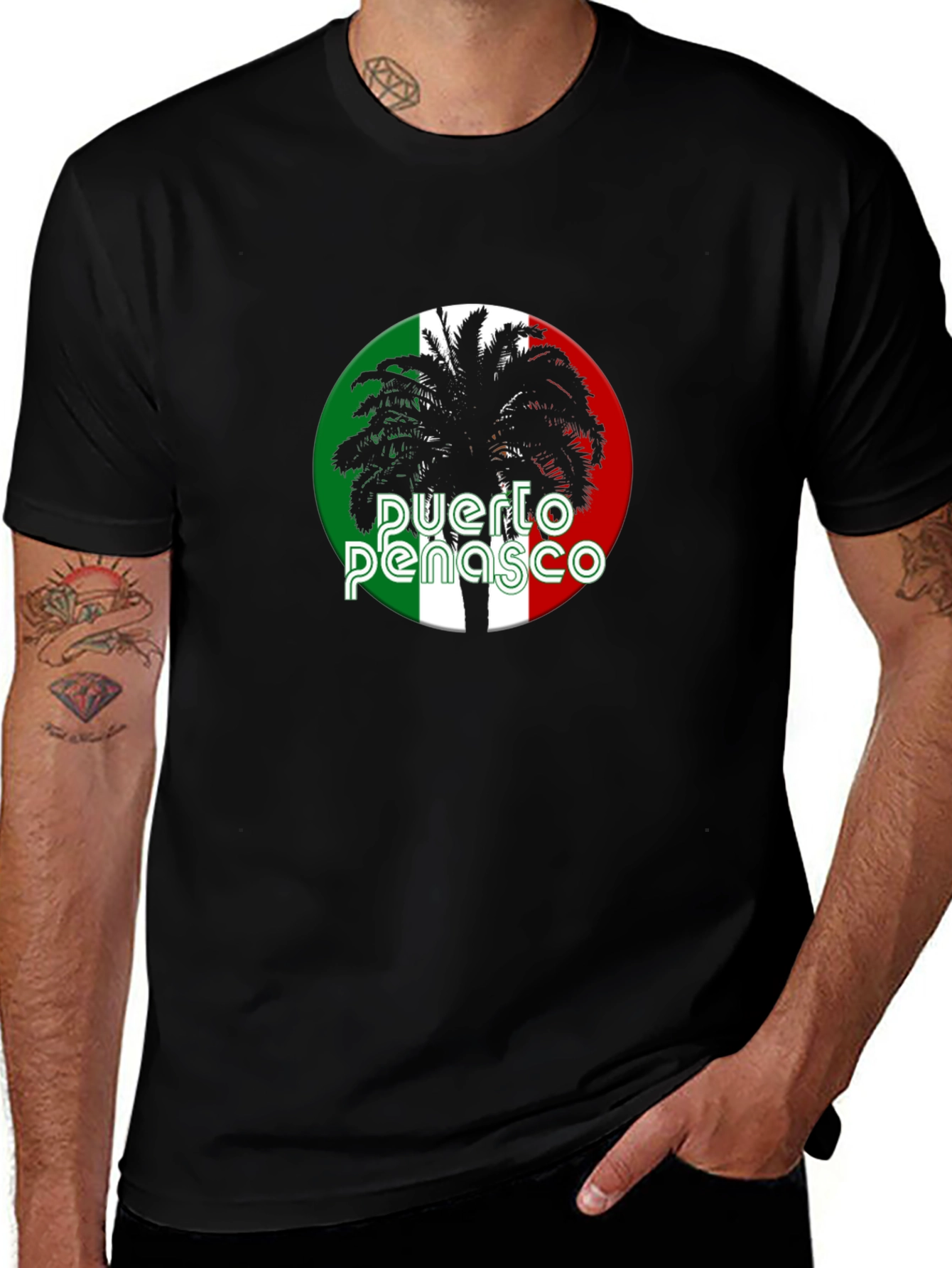 Puerto Penasco Palm Tree T-Shirt