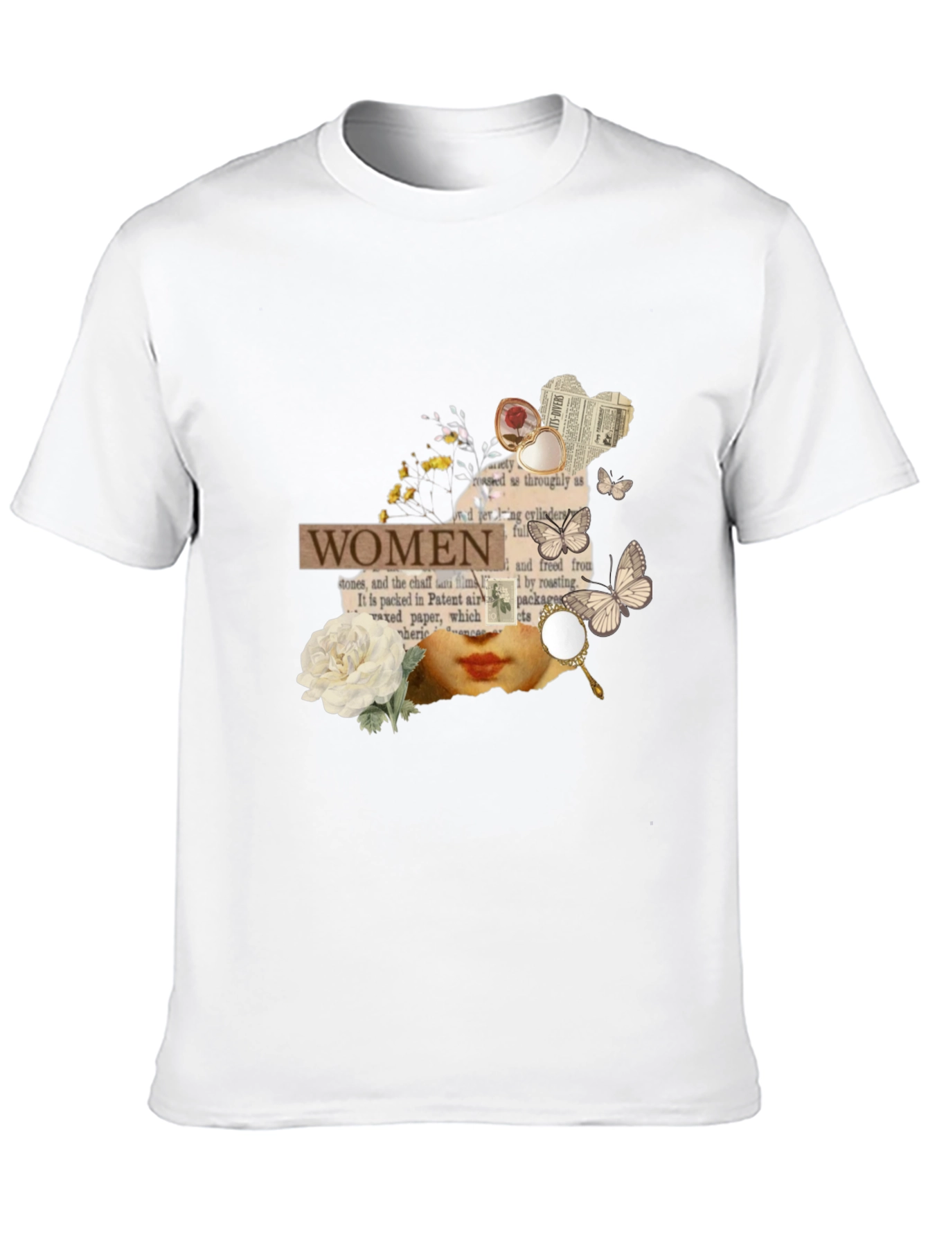 Women Collage Graphic Tee