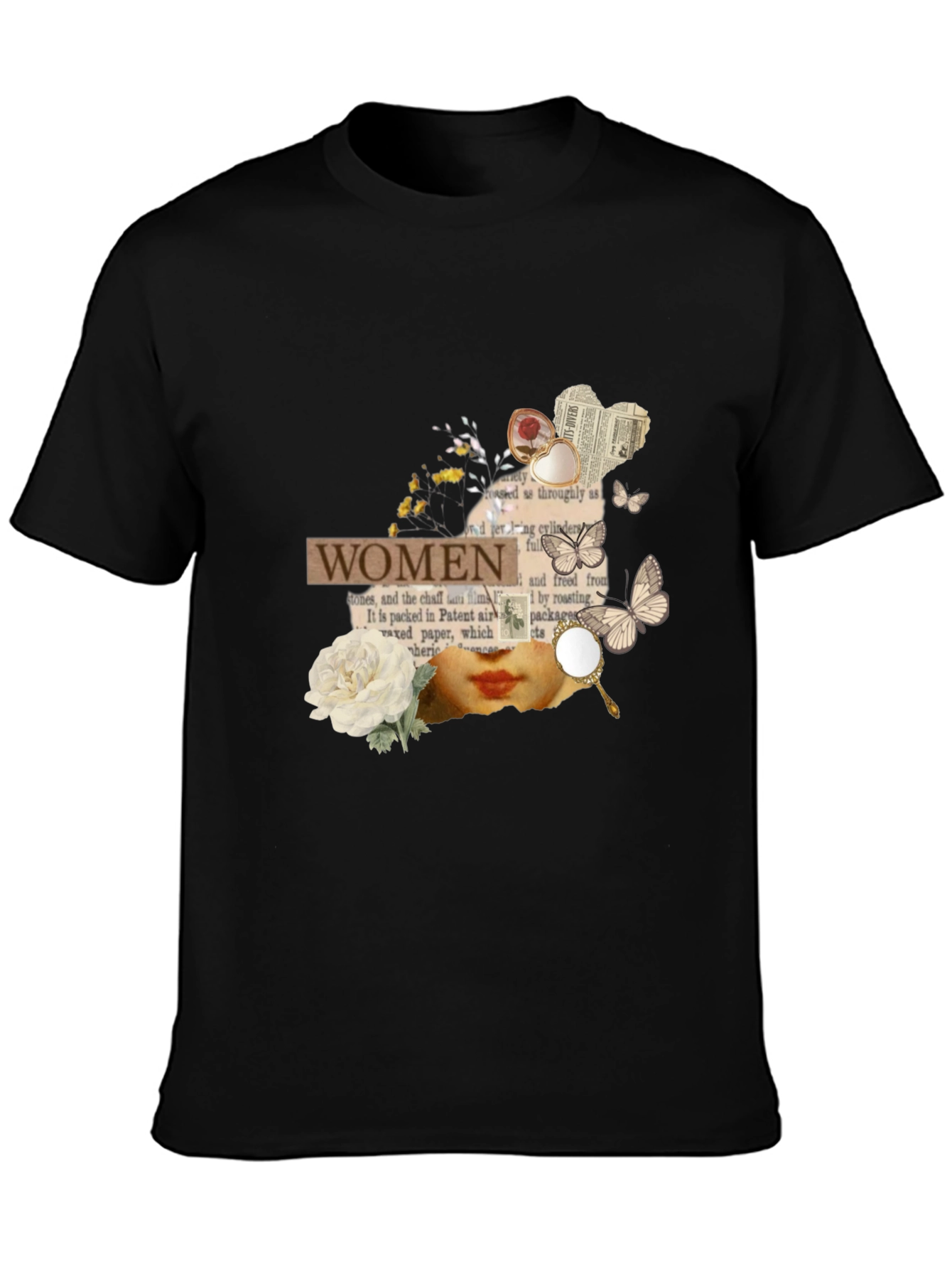 Women Collage Graphic Tee