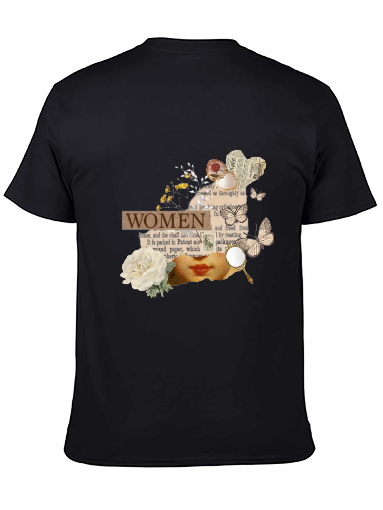 Women Collage Graphic Tee