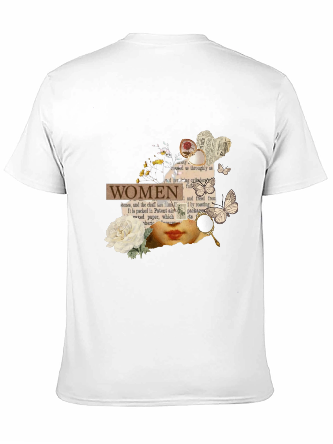 Women Collage Graphic Tee