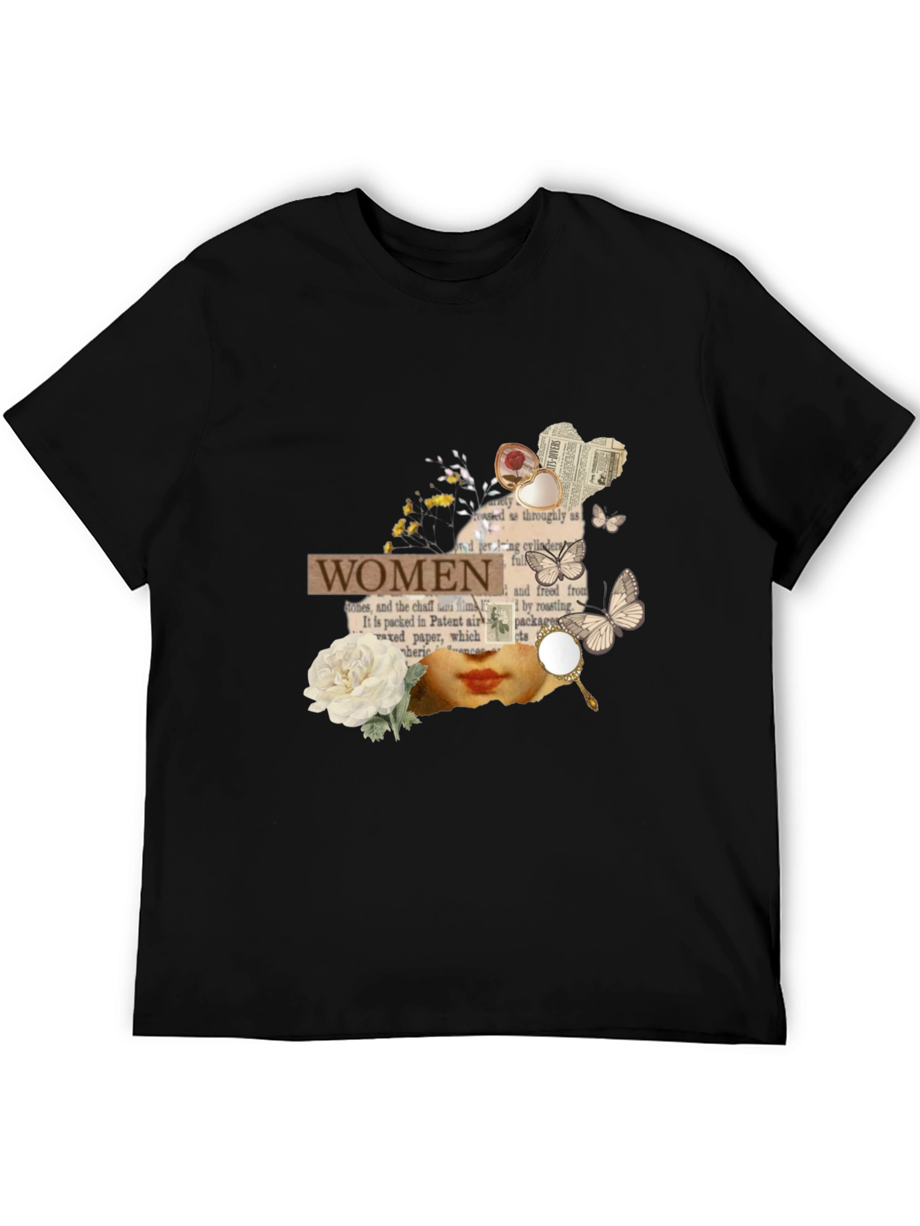 Women Collage Graphic Tee