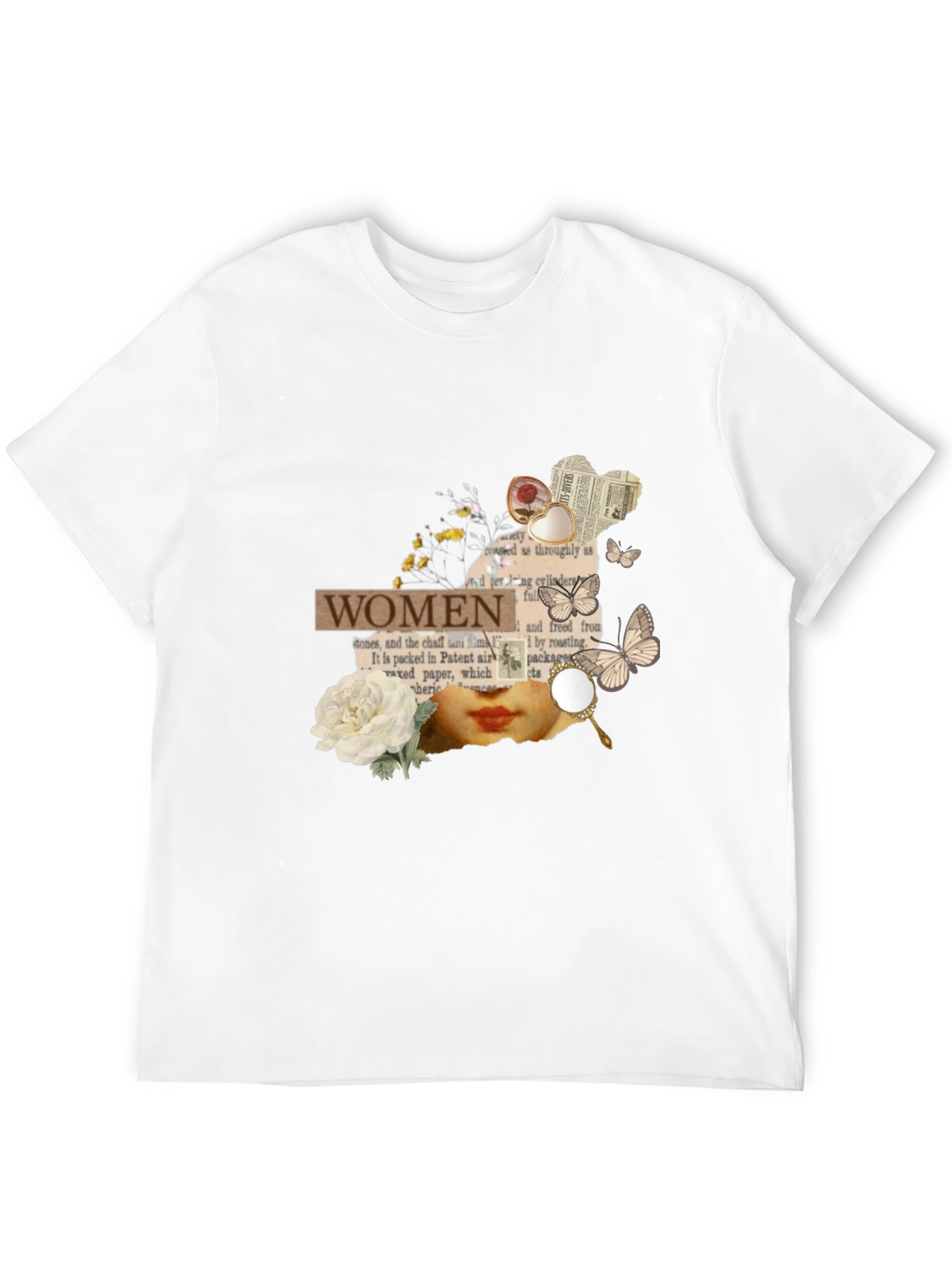 Women Collage Graphic Tee
