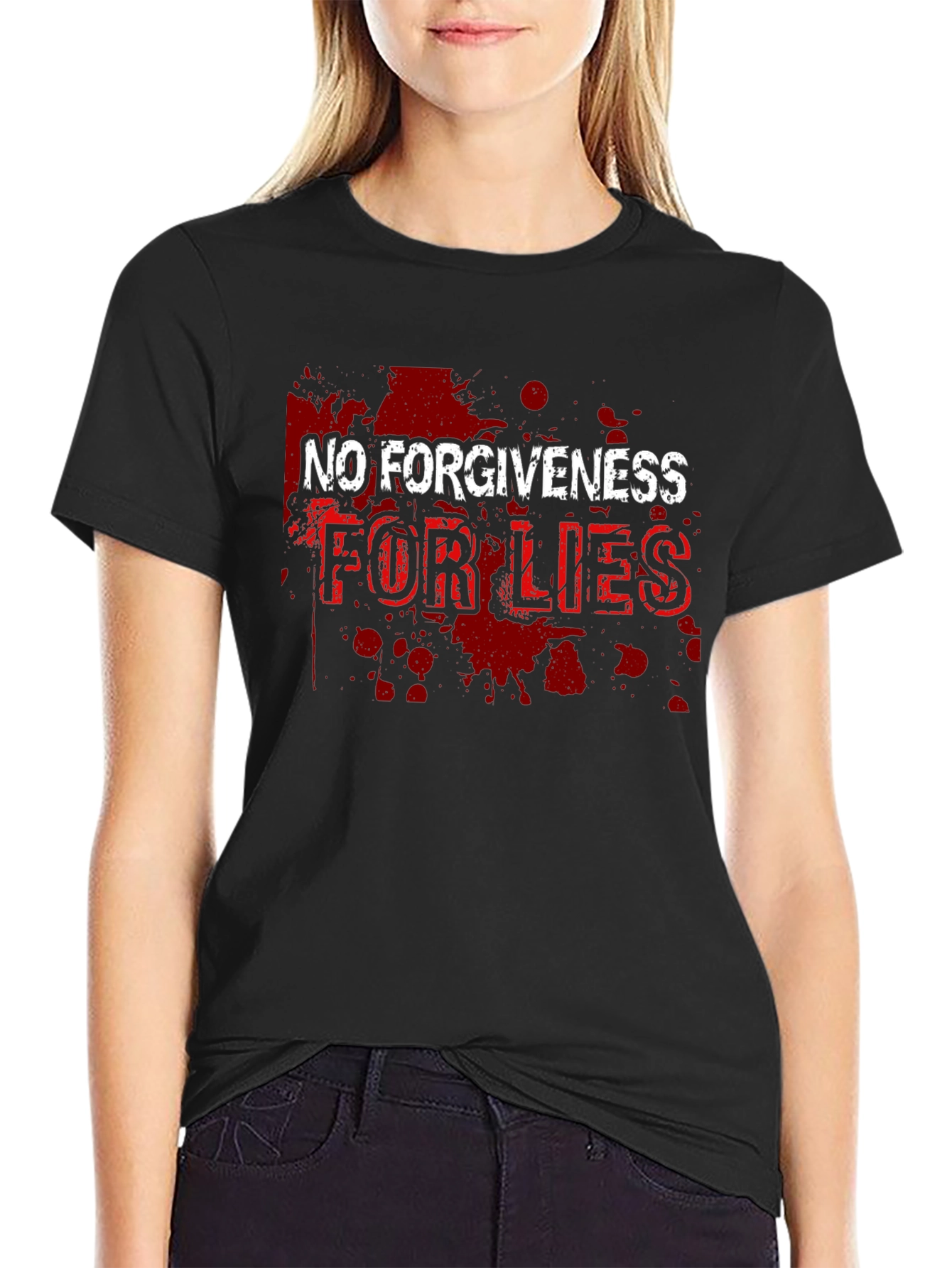 No Forgiveness for Lies Graphic T-Shirt