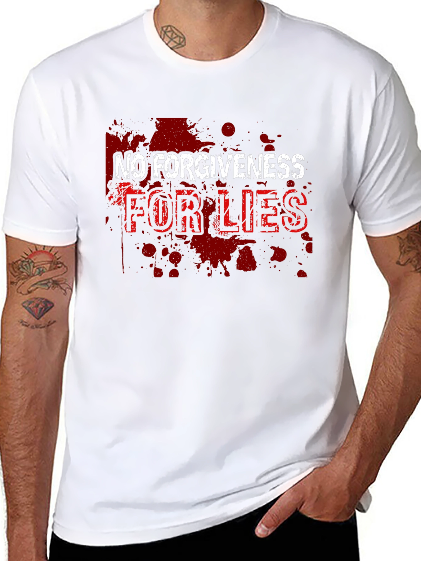 No Forgiveness for Lies Graphic T-Shirt