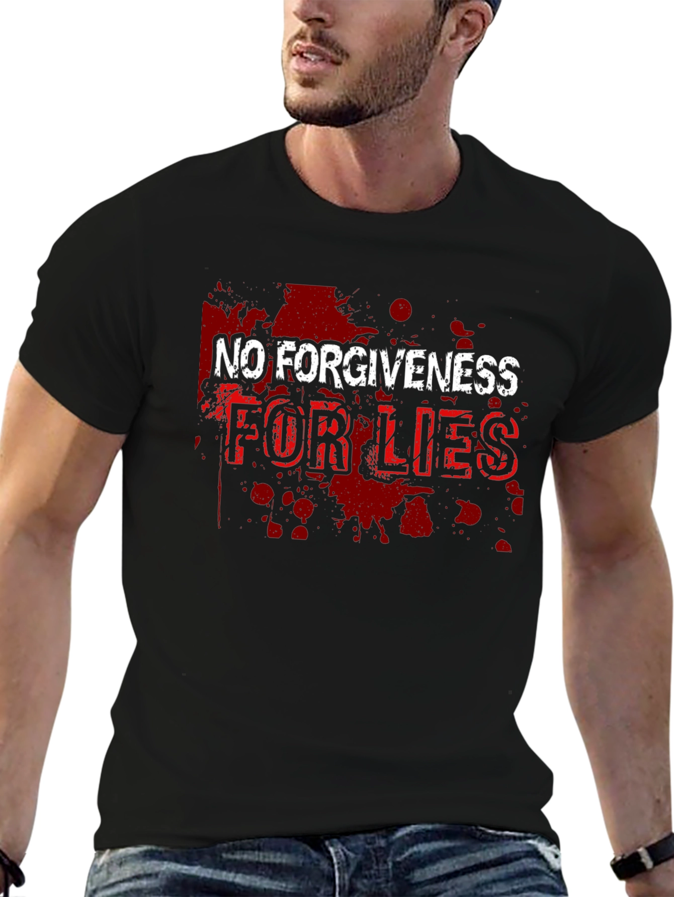 No Forgiveness for Lies Graphic T-Shirt