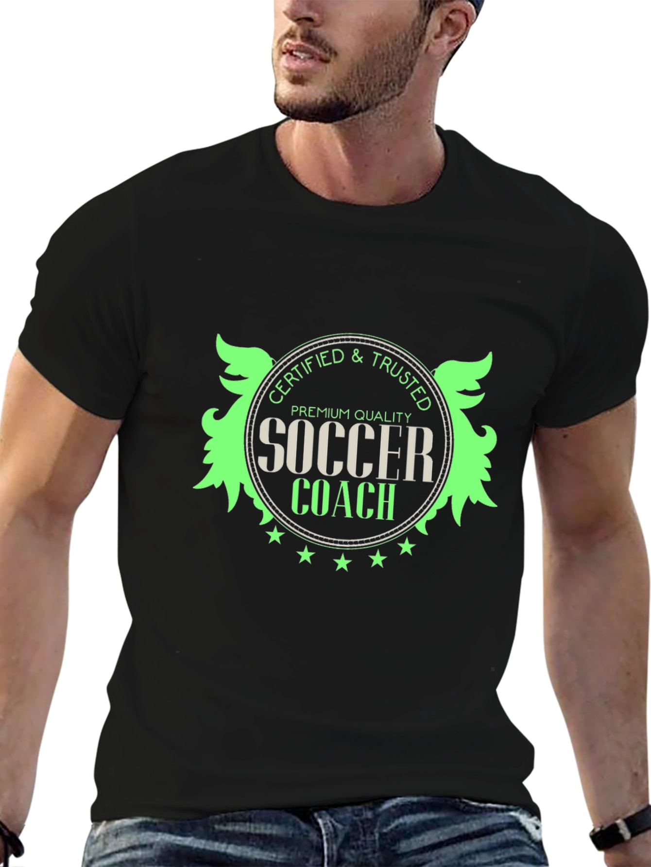 Soccer Coach Premium Quality Certified & Trusted T-Shirt