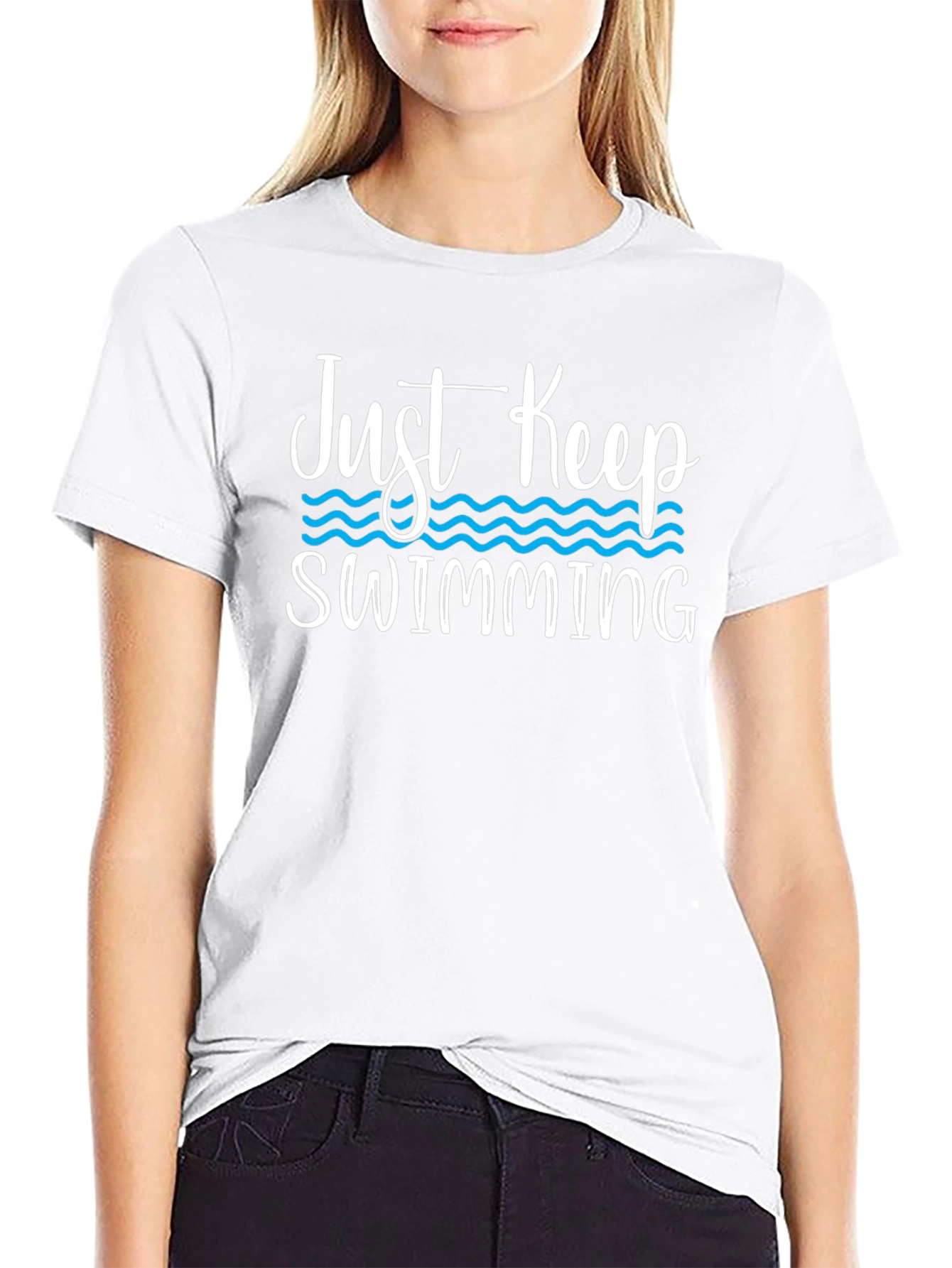 Just Keep Swimming Graphic Tee