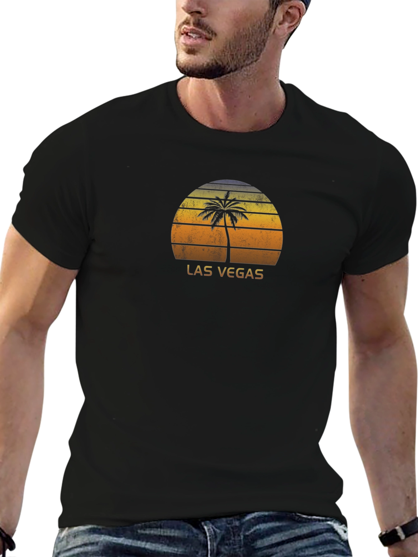 Las Vegas Palm Tree Sunset T-Shirt