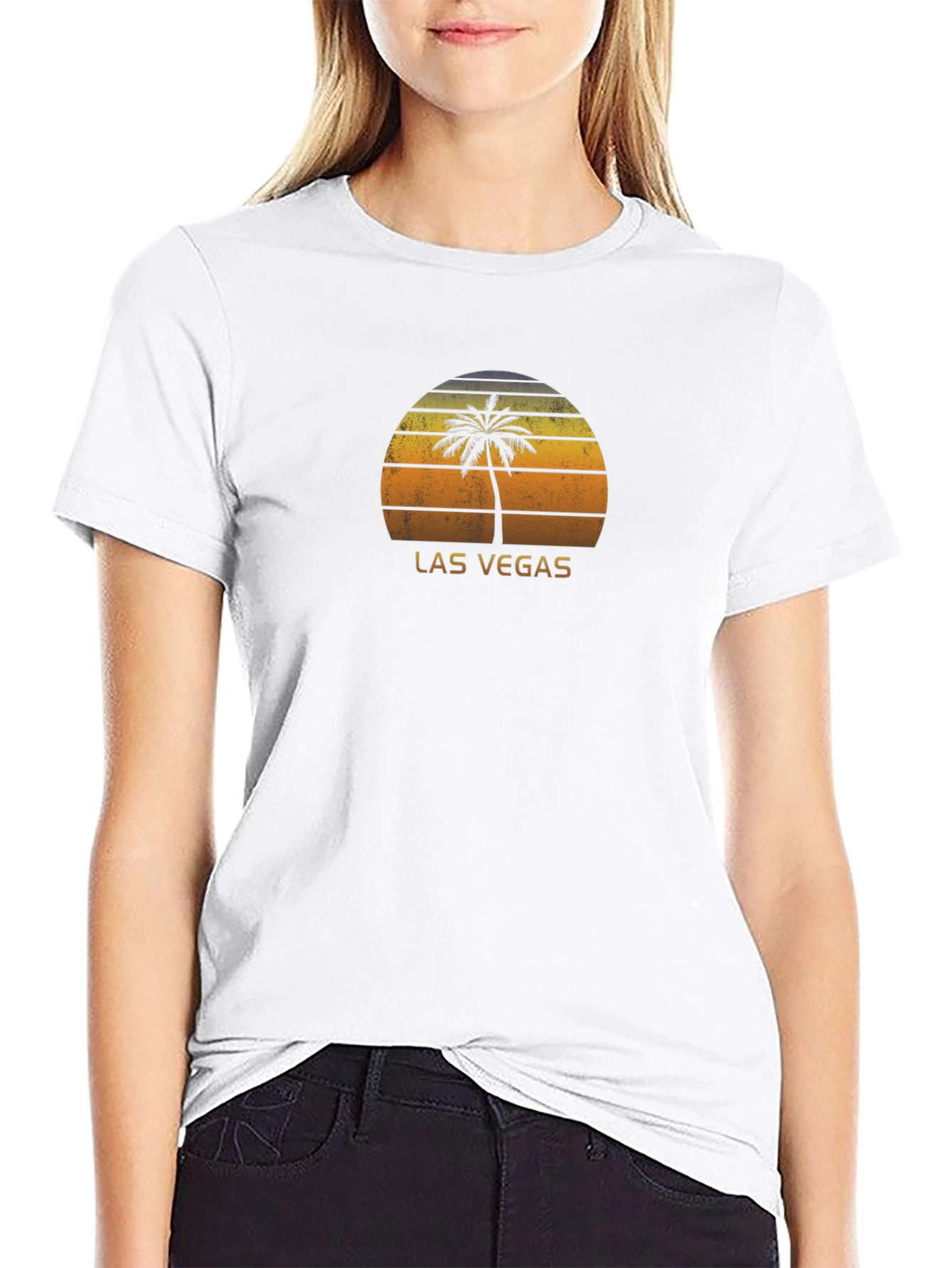 Las Vegas Palm Tree Sunset T-Shirt