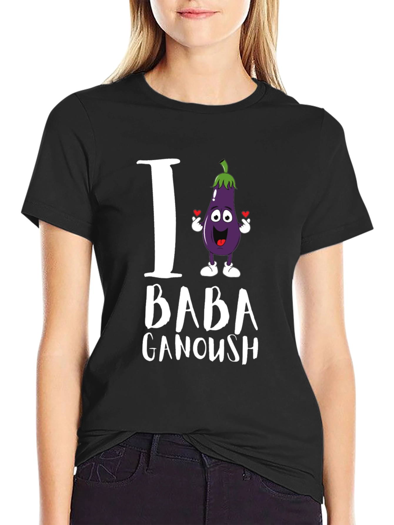 I Heart Baba Ganoush T-Shirt - Unisex Cotton Tee