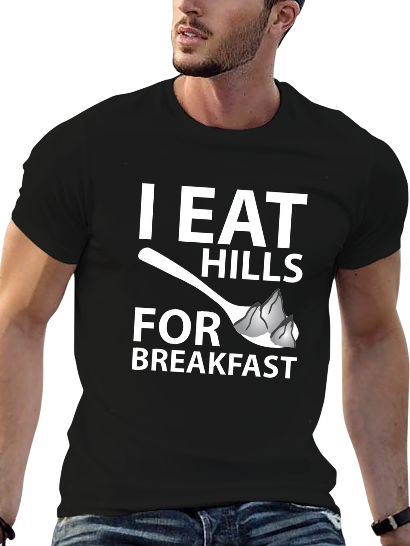 I Eat Hills For Breakfast Graphic Tee