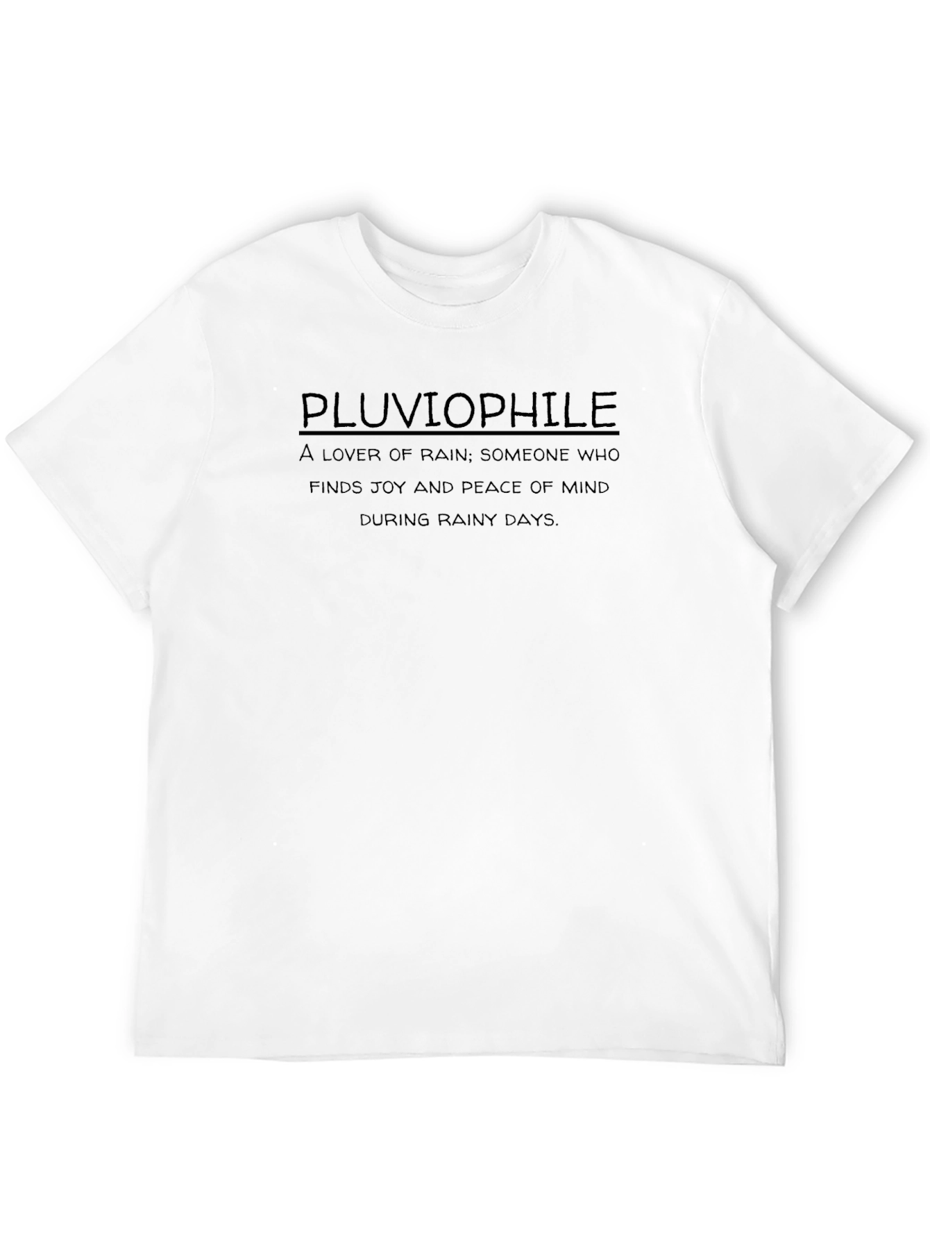 Pluviophile Graphic Tee - Rain Lover Shirt