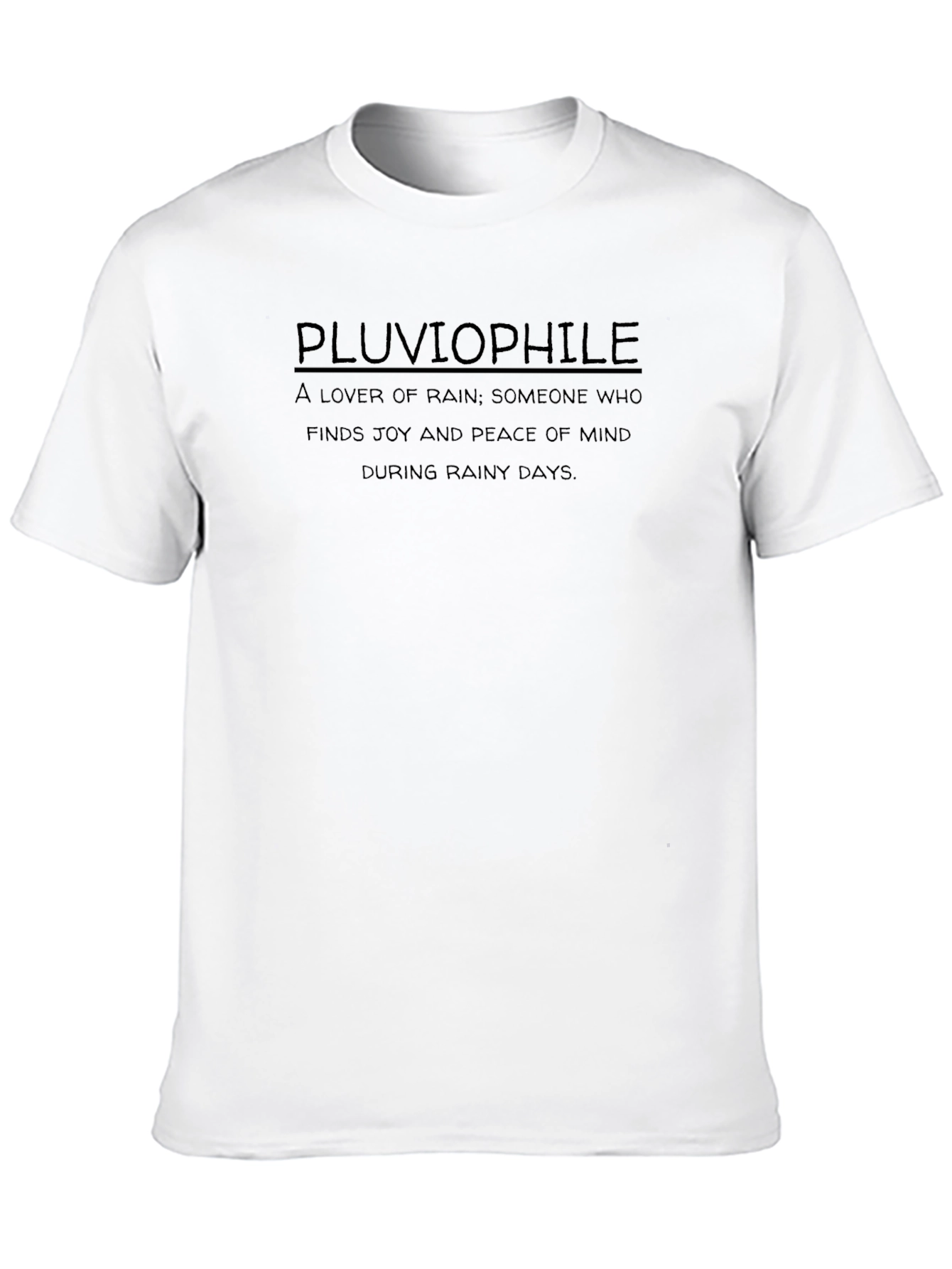 Pluviophile Graphic Tee - Rain Lover Shirt