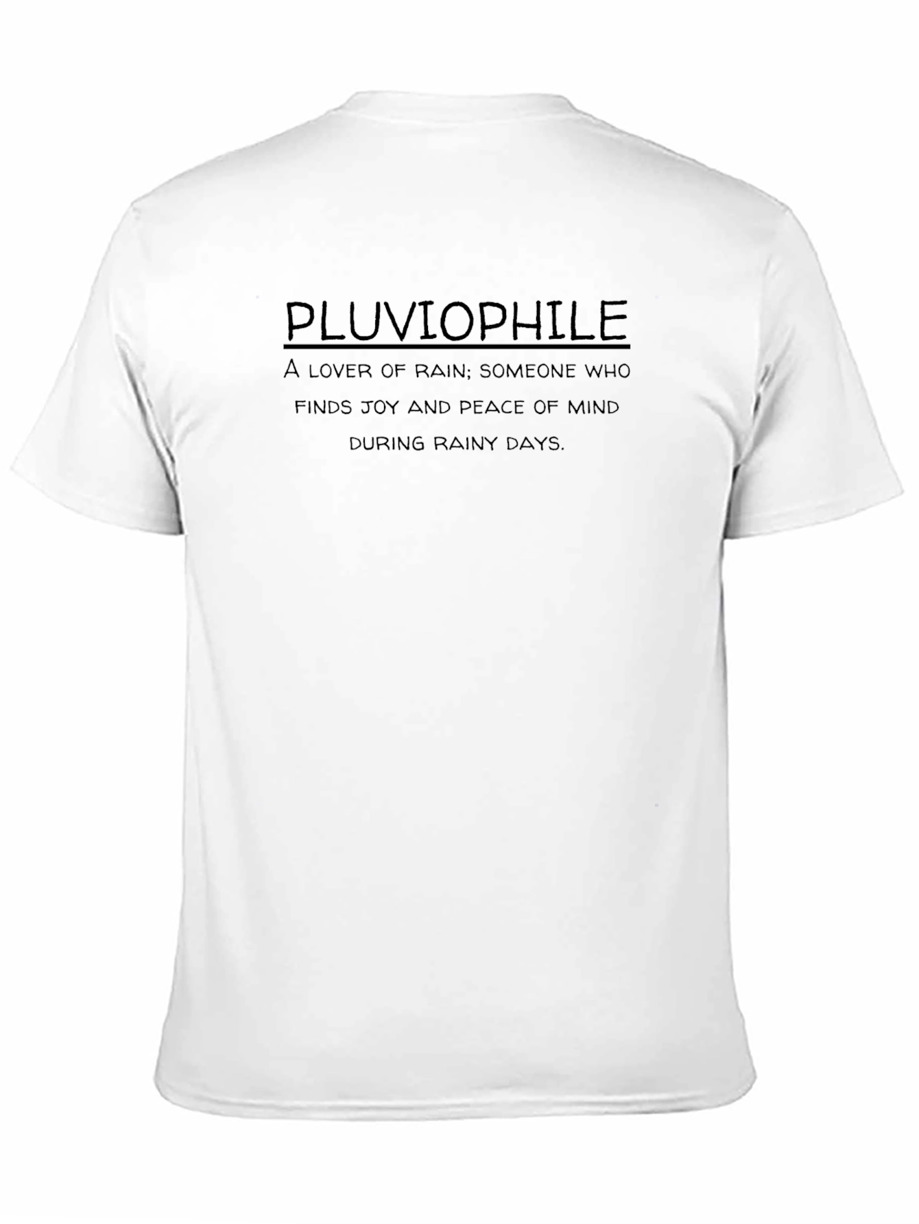Pluviophile Graphic Tee - Rain Lover Shirt