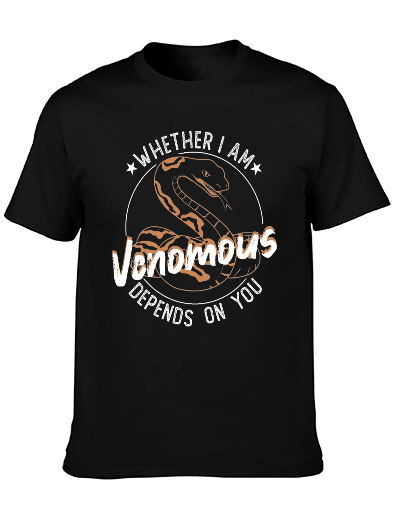 Venomous Snake Graphic T-Shirt