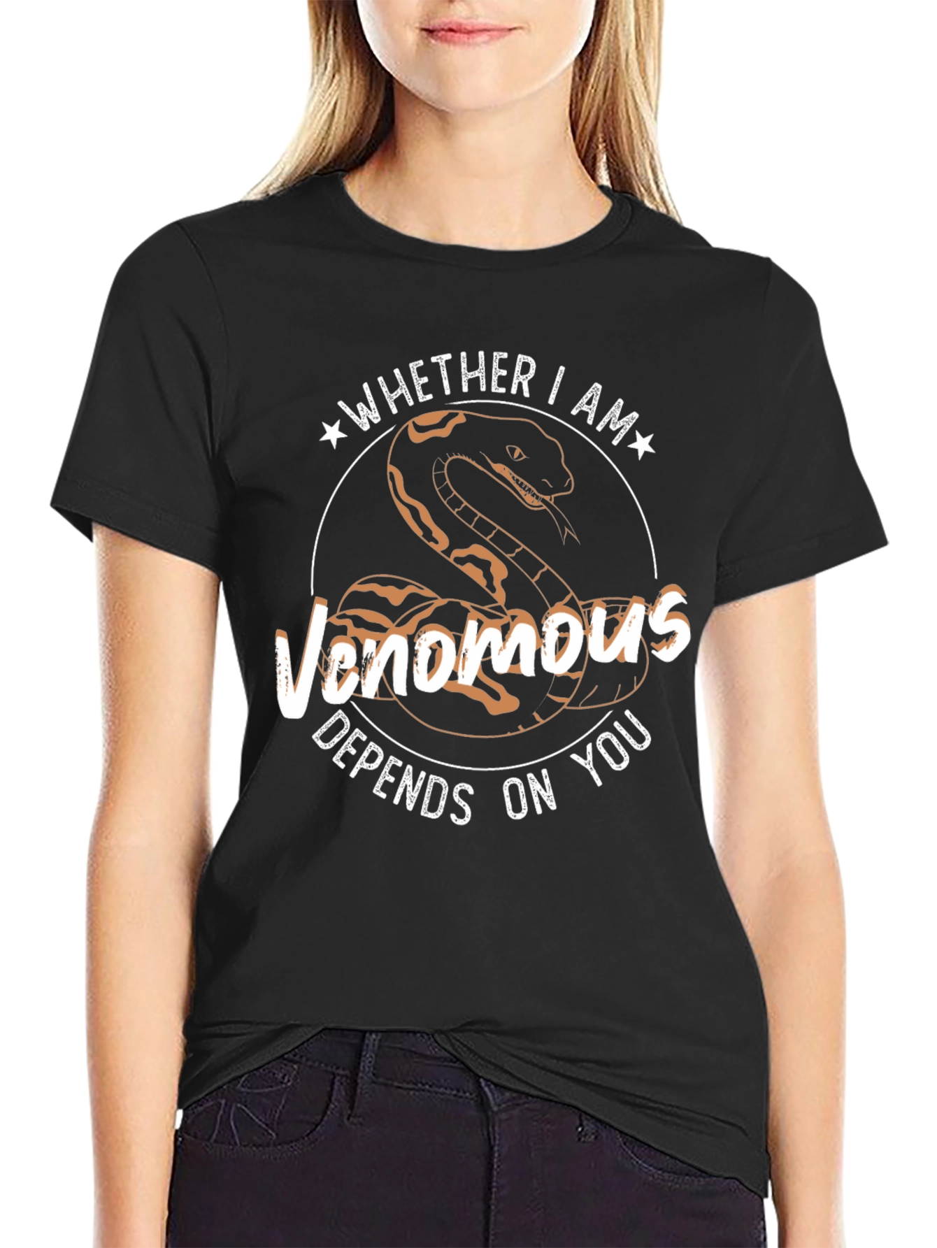 Venomous Snake Graphic T-Shirt