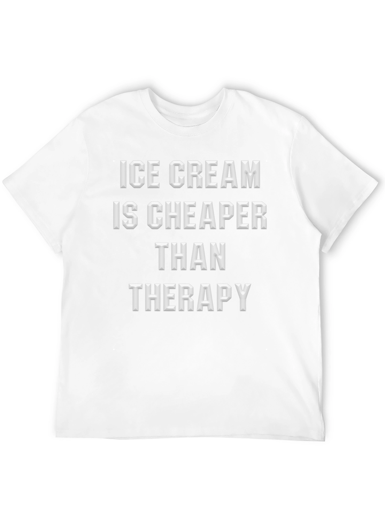 Ice Cream Cheaper Than Therapy Graphic Tee