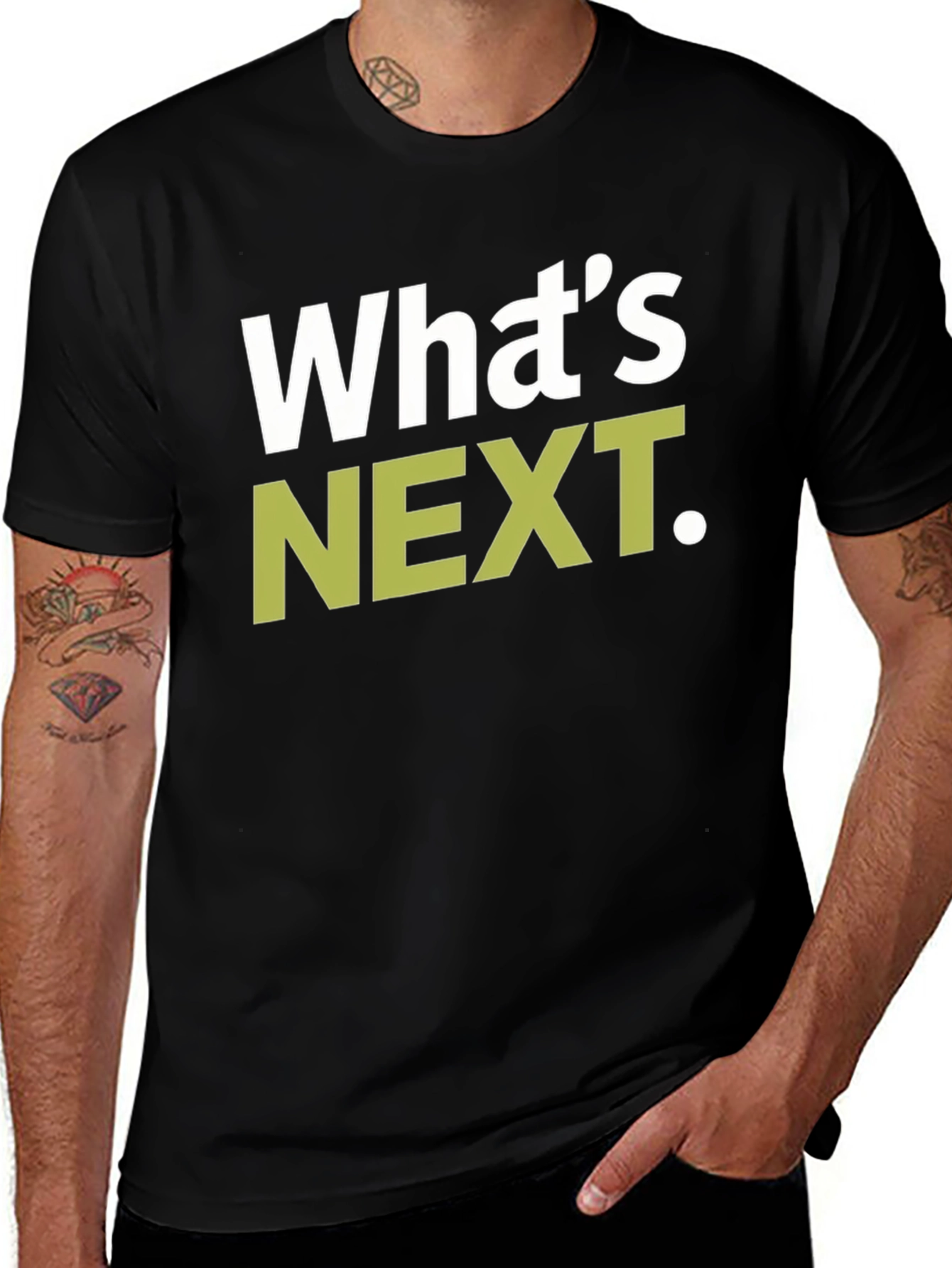 Whats Next T-Shirt - Stylish Graphic Tee