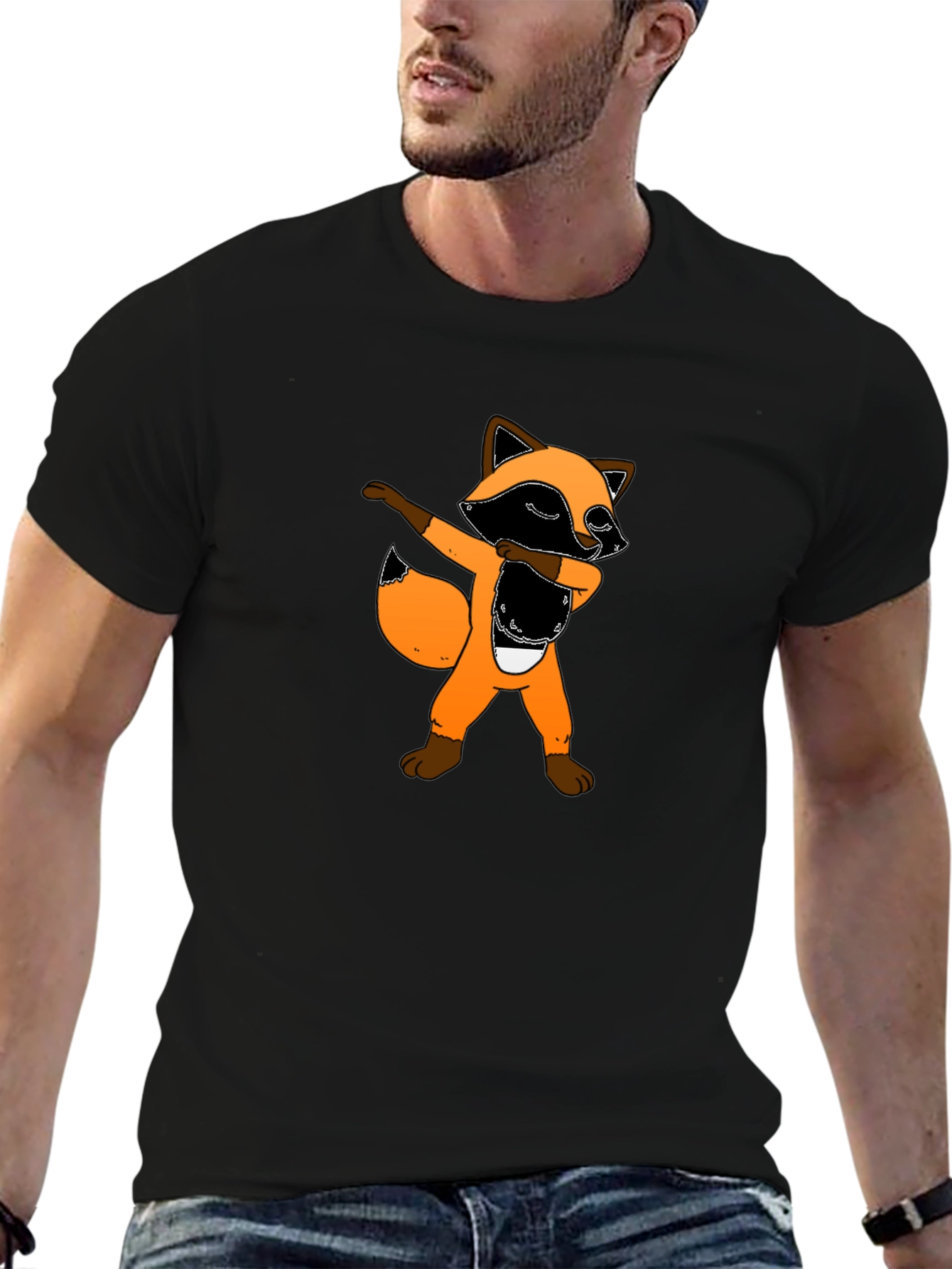 Dabbing Raccoon T-Shirt - Fun & Stylish