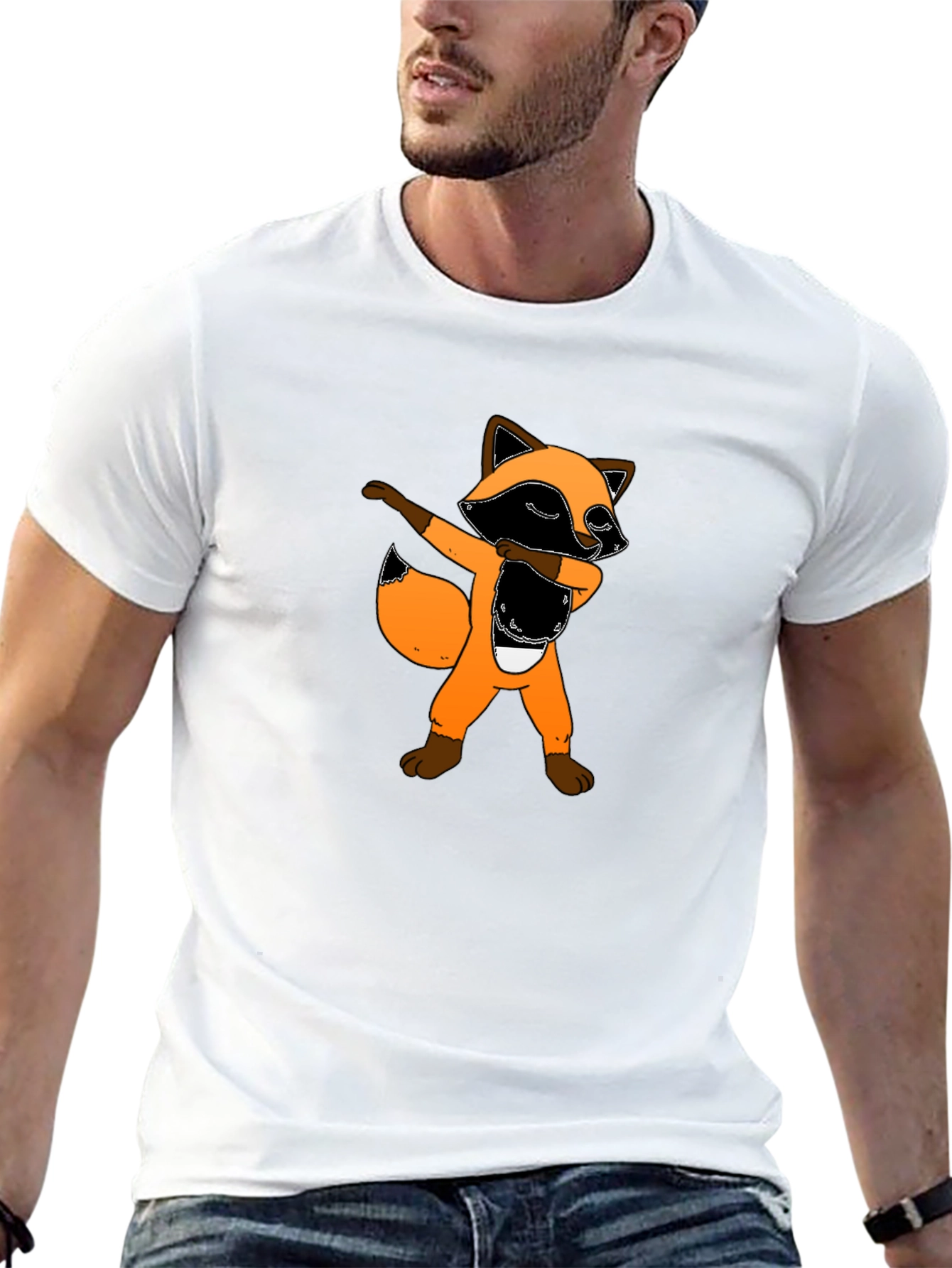 Dabbing Raccoon T-Shirt - Fun & Stylish