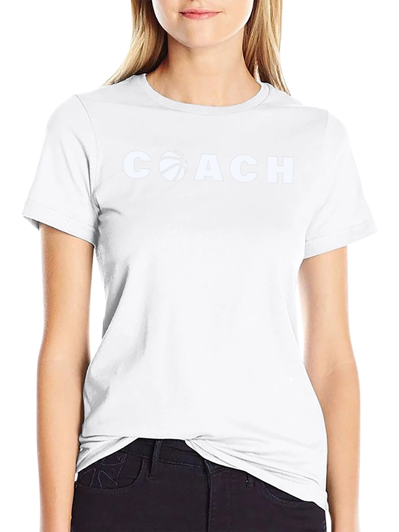 Basketball Coach T-Shirt - Black