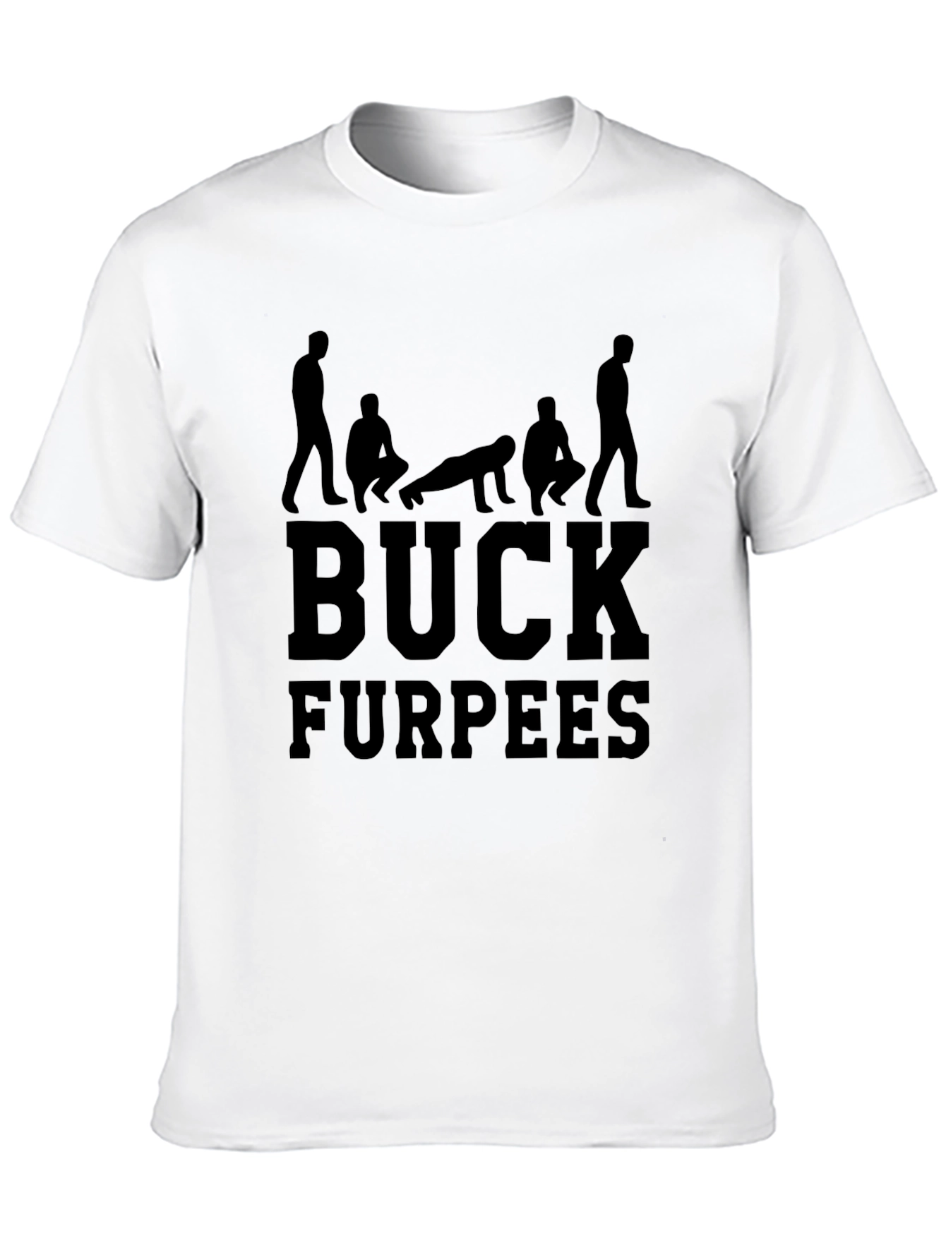 Buck Furpees Black Graphic T-Shirt