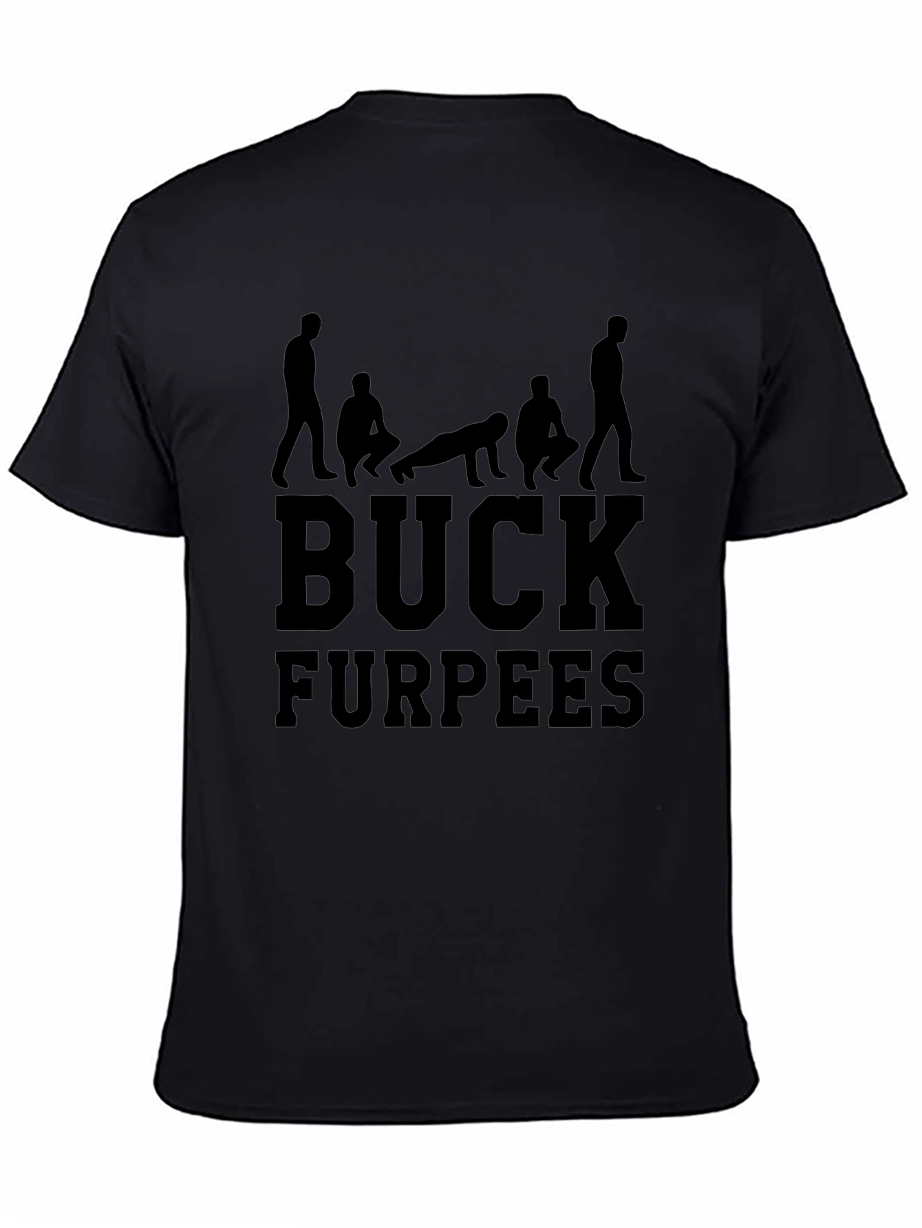 Buck Furpees Black Graphic T-Shirt