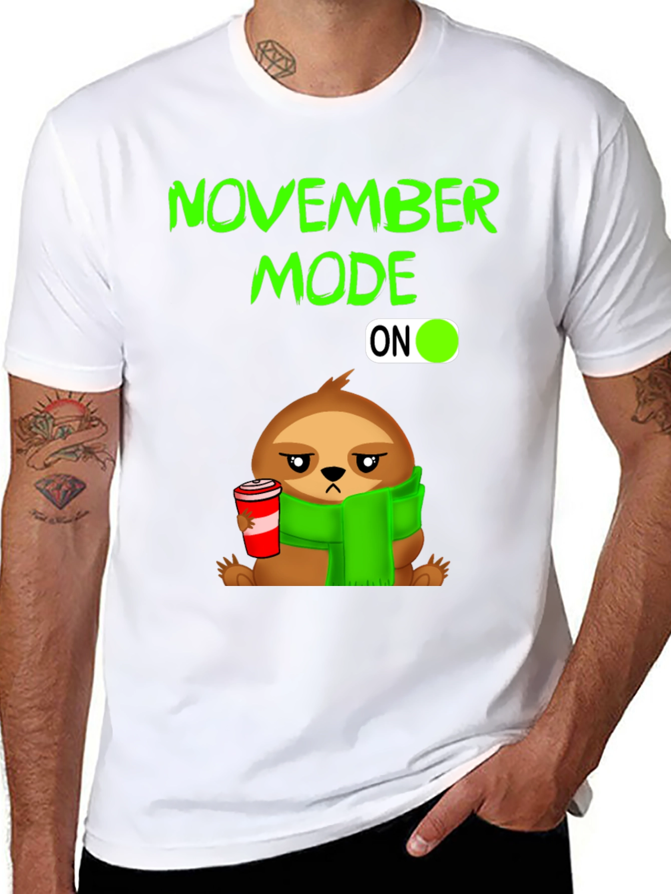 November Mode ON Sloth T-Shirt
